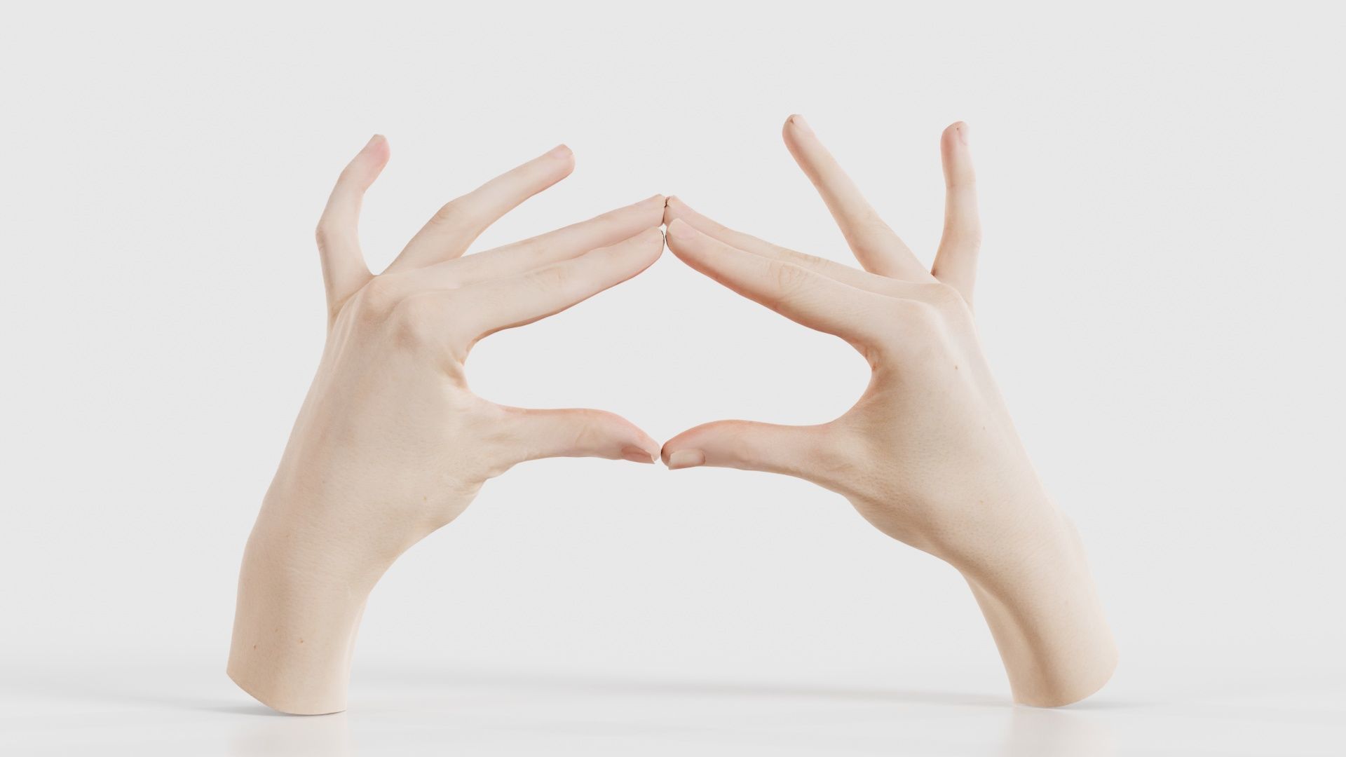 Duo Hands 012 Low-poly 3D model_15