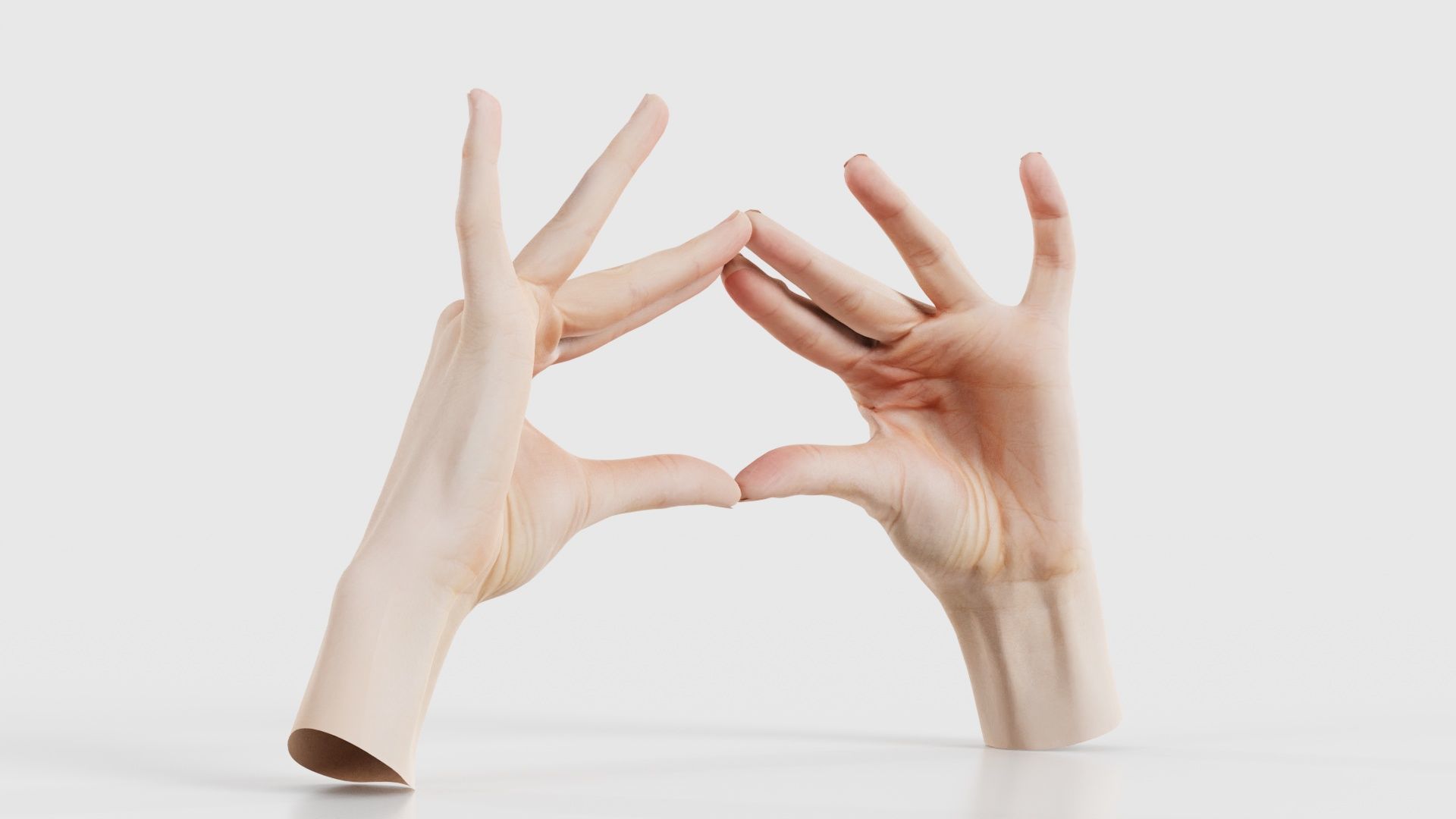 Duo Hands 012 Low-poly 3D model_22
