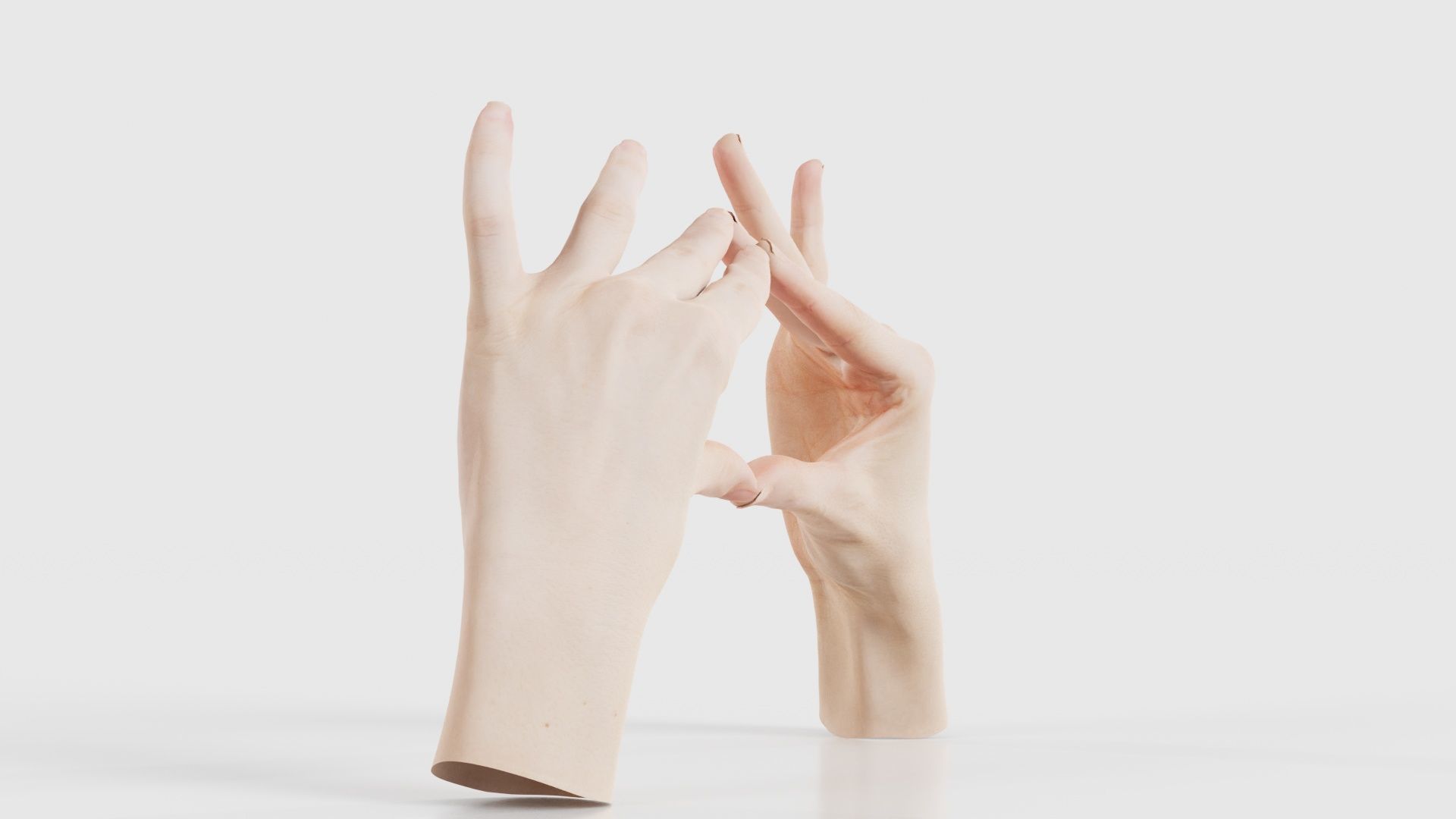 Duo Hands 012 Low-poly 3D model_17