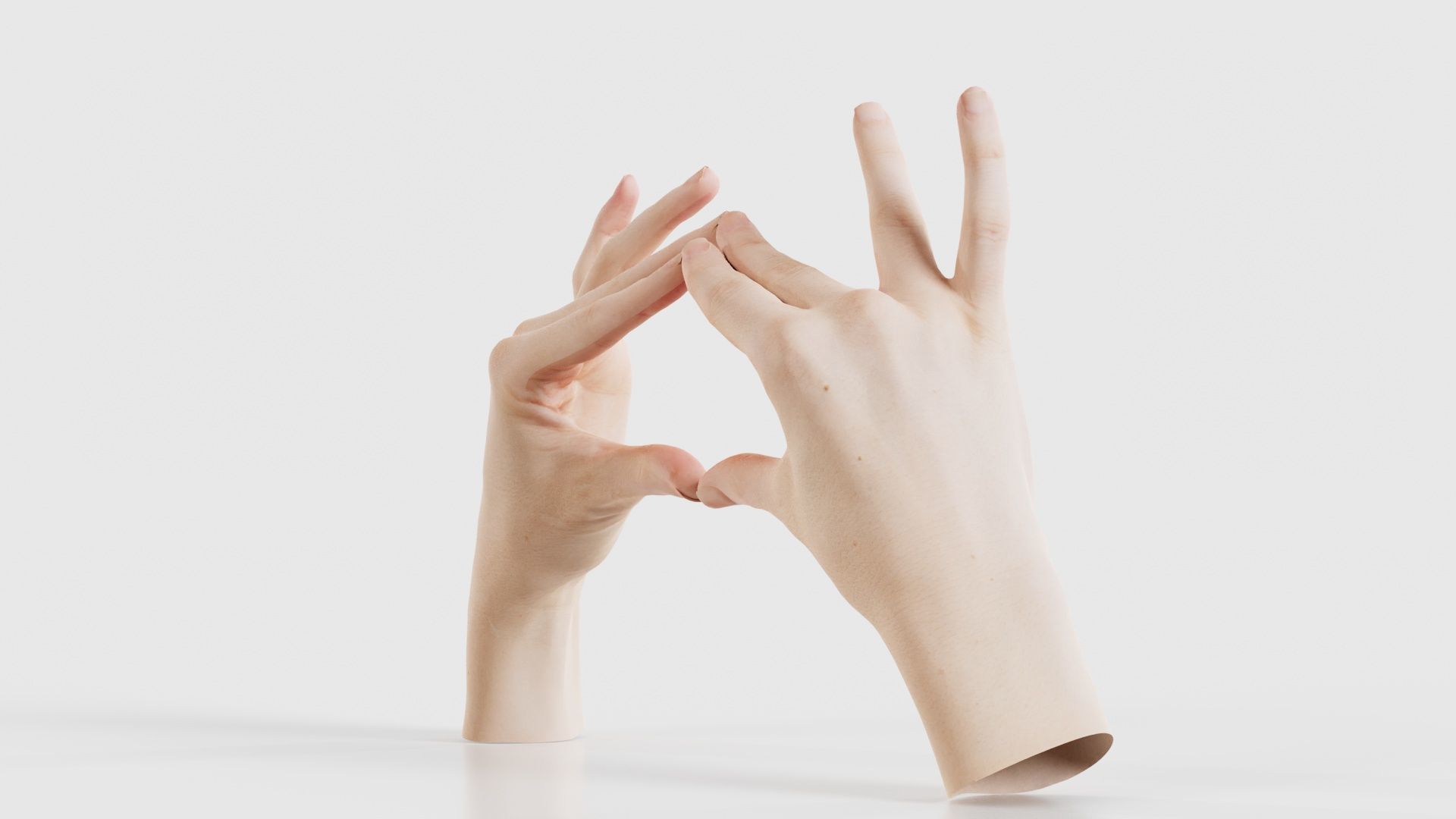 Duo Hands 012 Low-poly 3D model_25