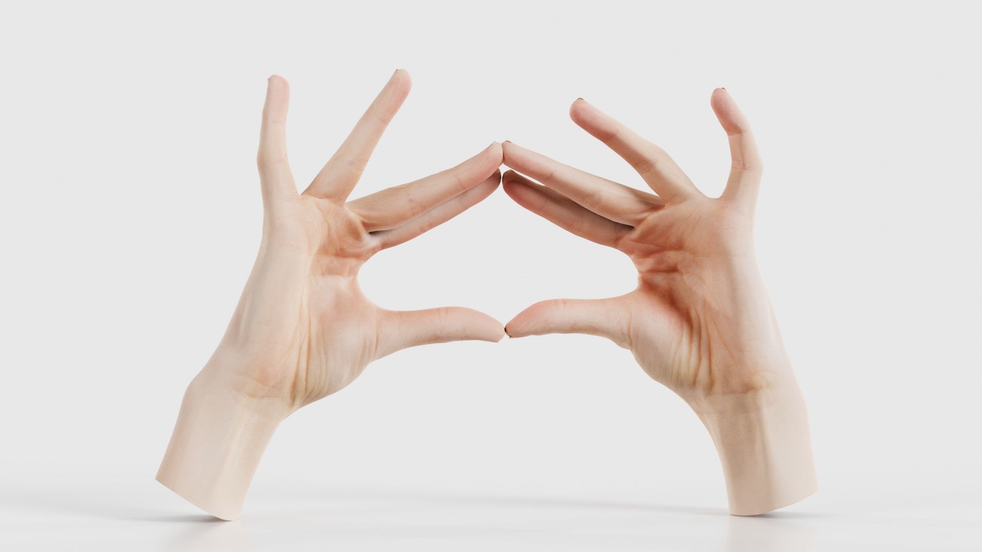 Duo Hands 012 Low-poly 3D model_21