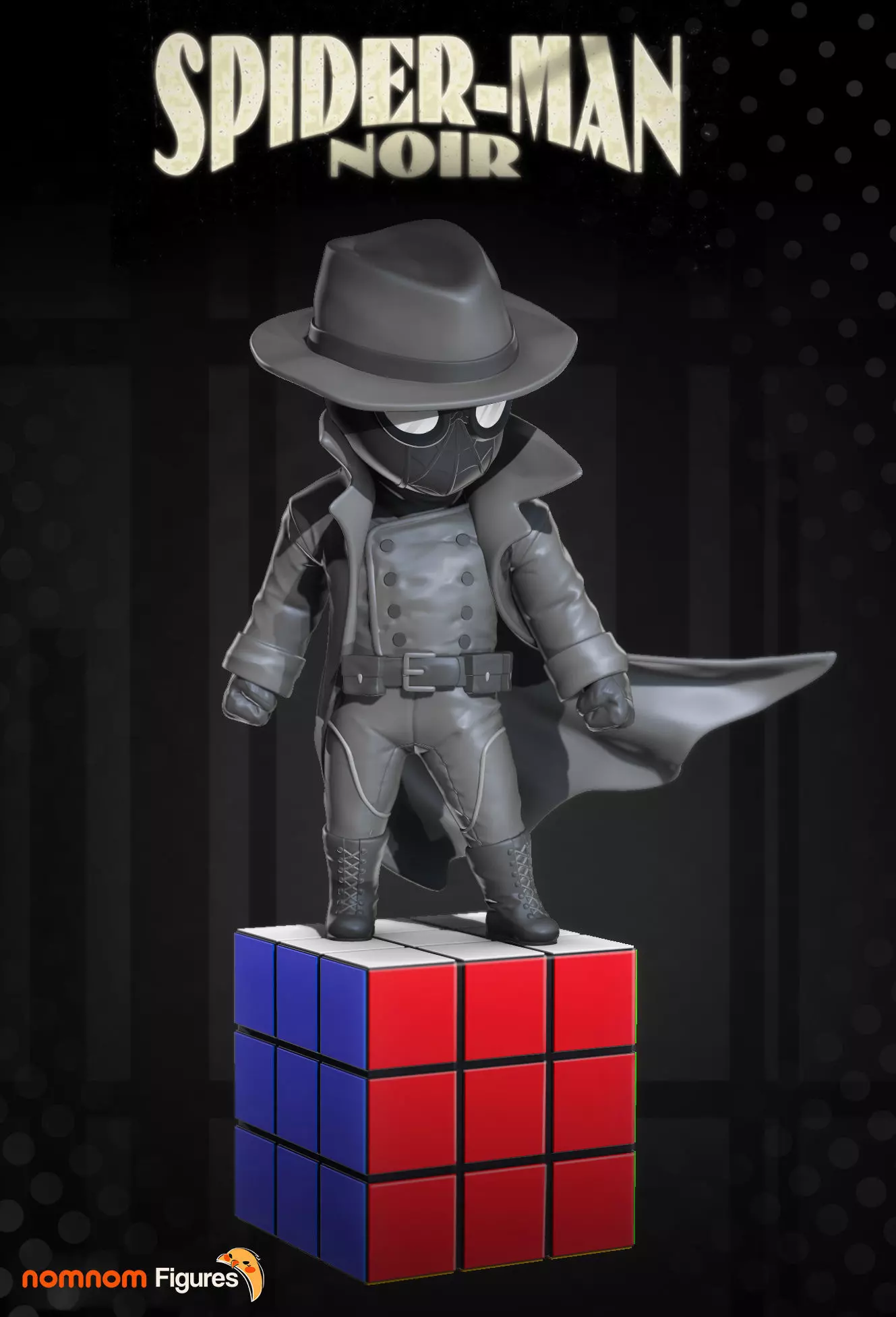 Spiderman Noir 3D print model_0