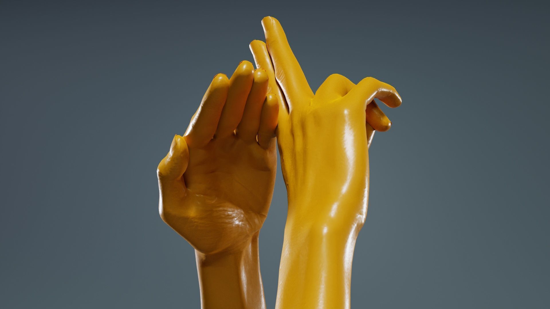 Duo Hands 014 Low-poly 3D model_12