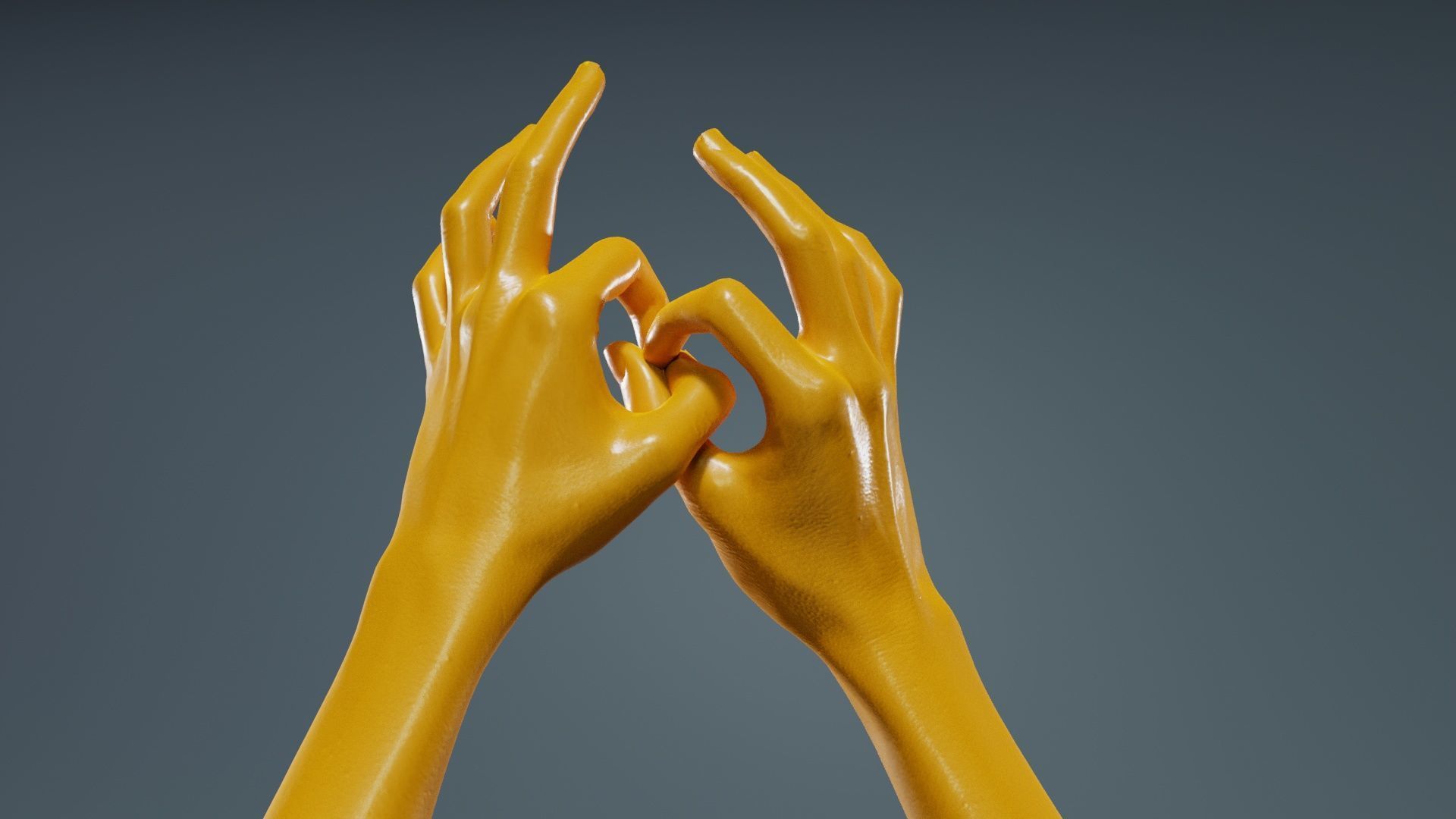 Duo Hands 015 Low-poly 3D model_13