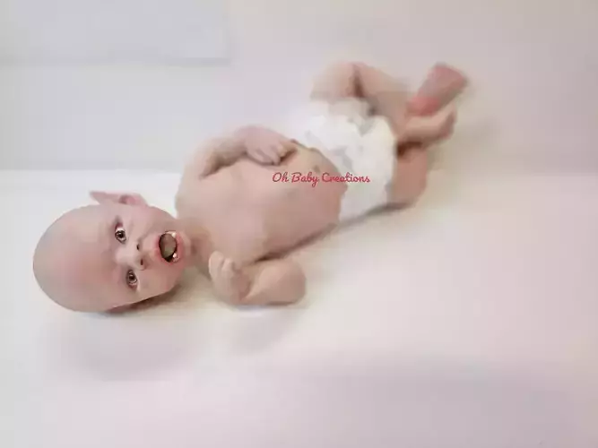 Baby tongue 3D design 