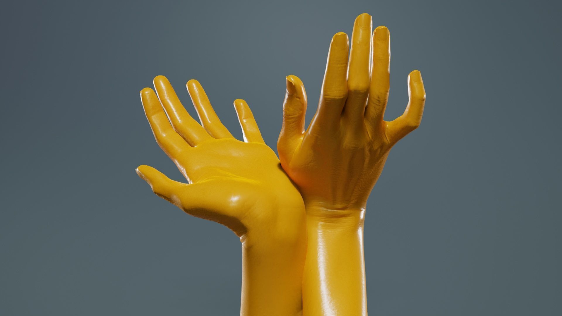 Duo Hands 016 Low-poly 3D model_12