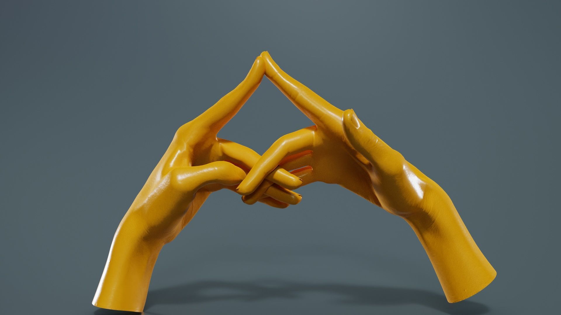 Duo Hands 020 Low-poly 3D model_12