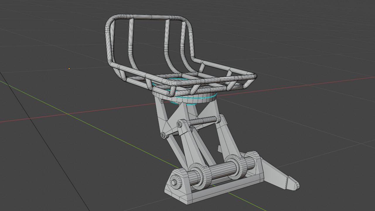 German WWII Stuka Gunner 3D print model_7