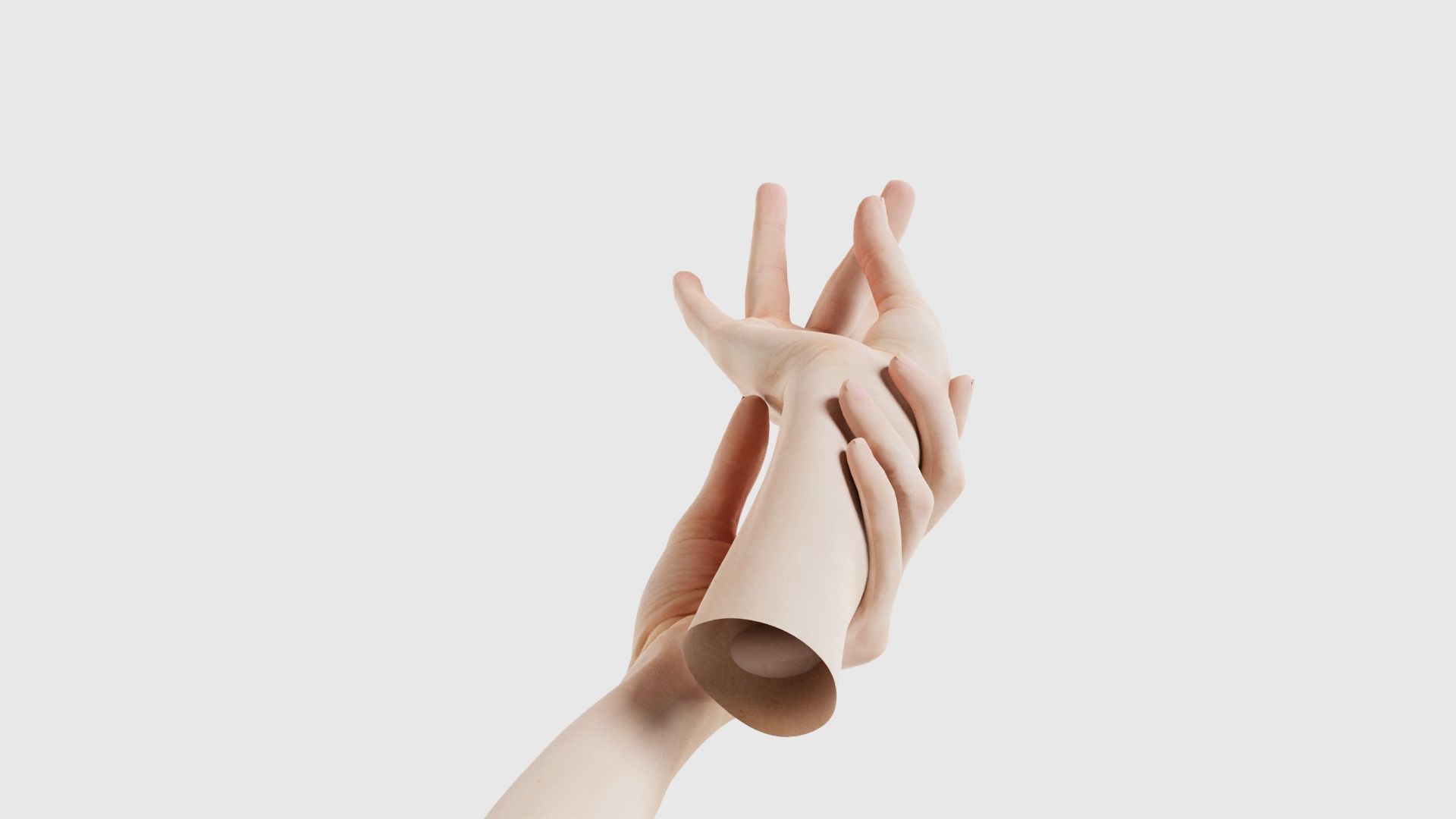 Duo Hands 021 Low-poly 3D model_20