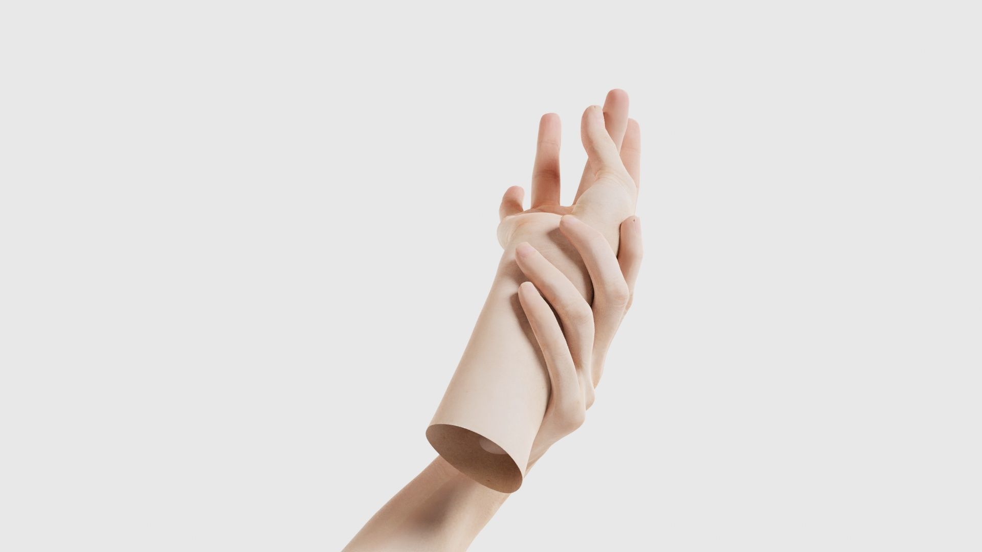 Duo Hands 021 Low-poly 3D model_19