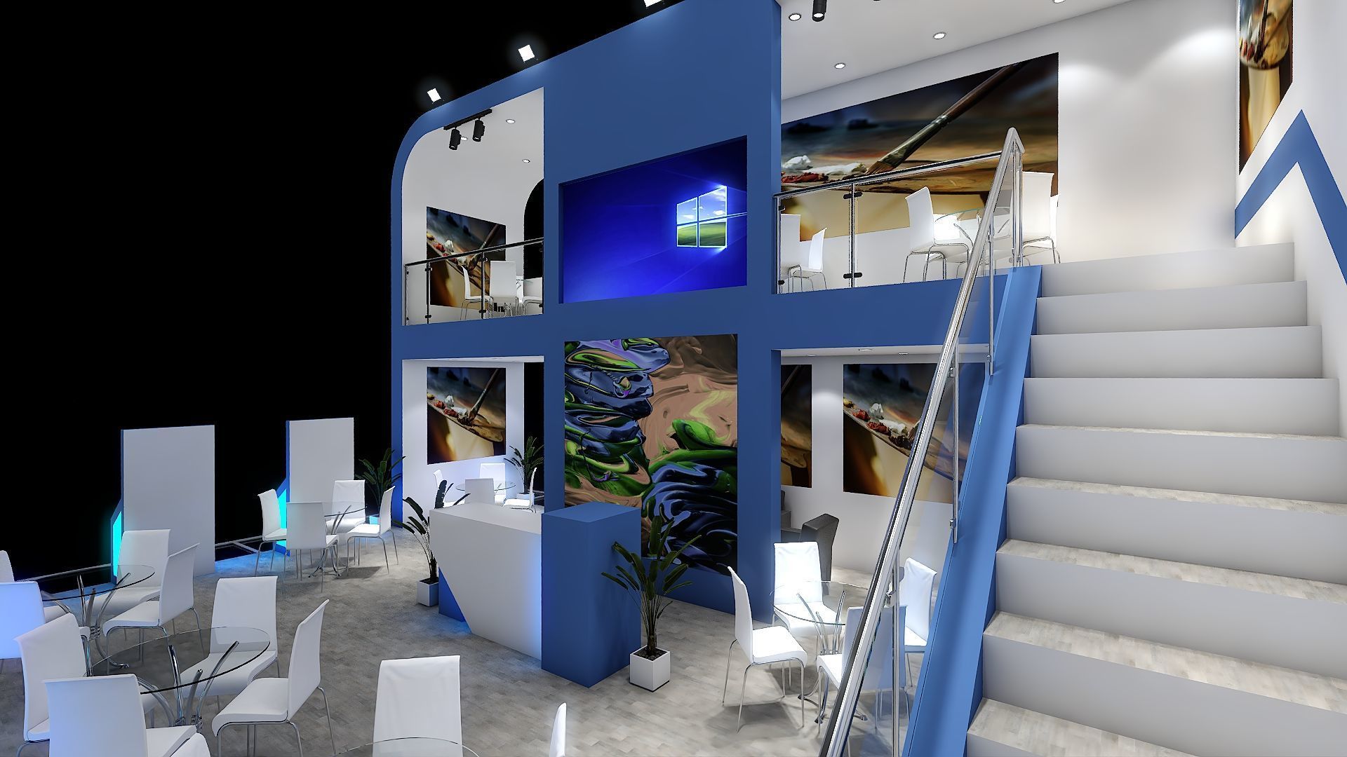 Exhibition Stand 13 3D model_10