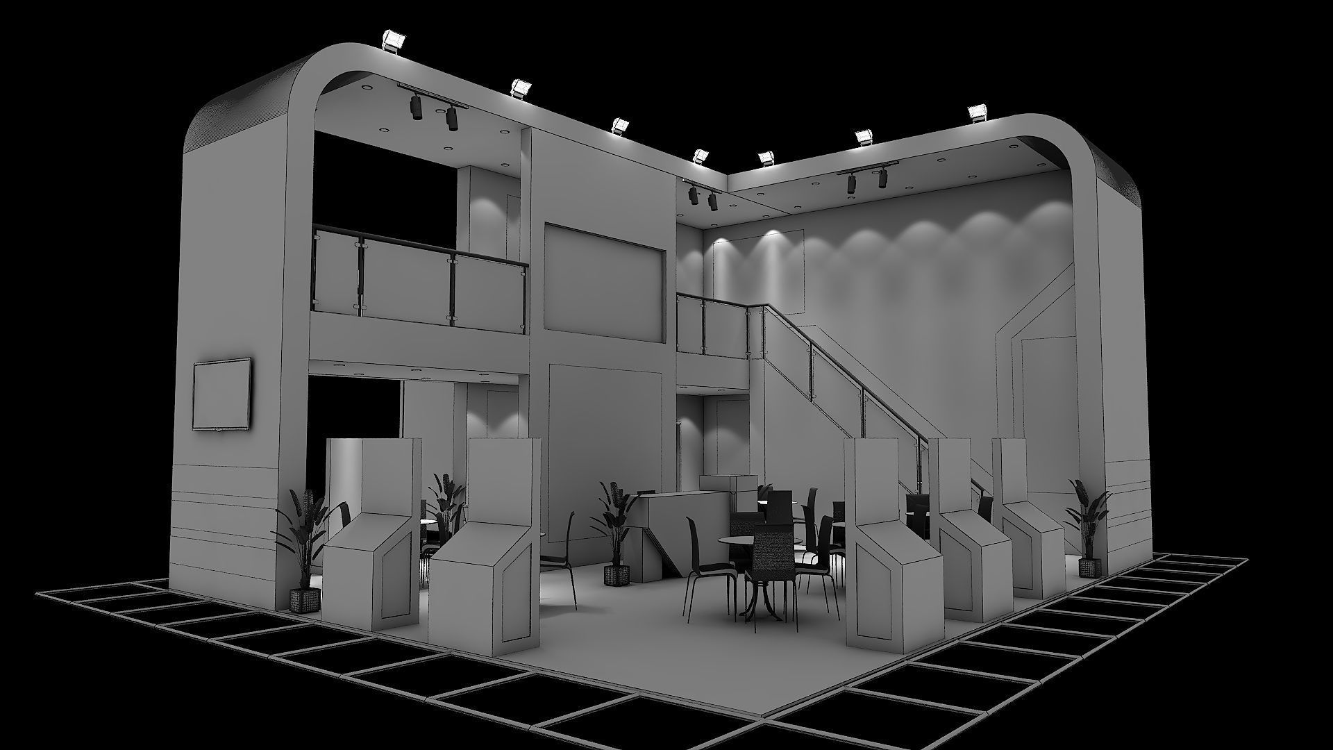 Exhibition Stand 13 3D model_14