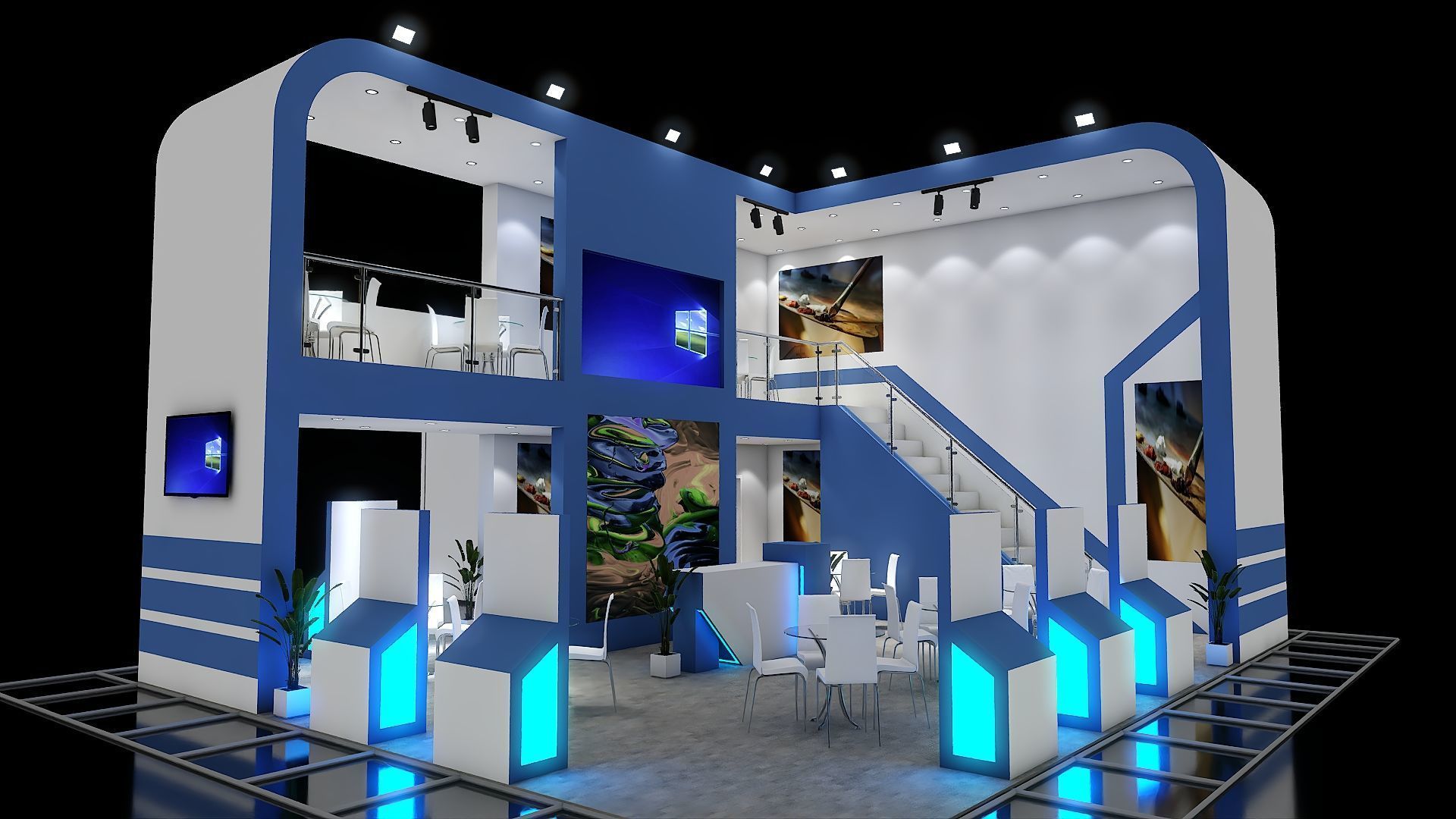 Exhibition Stand 13 3D model_9
