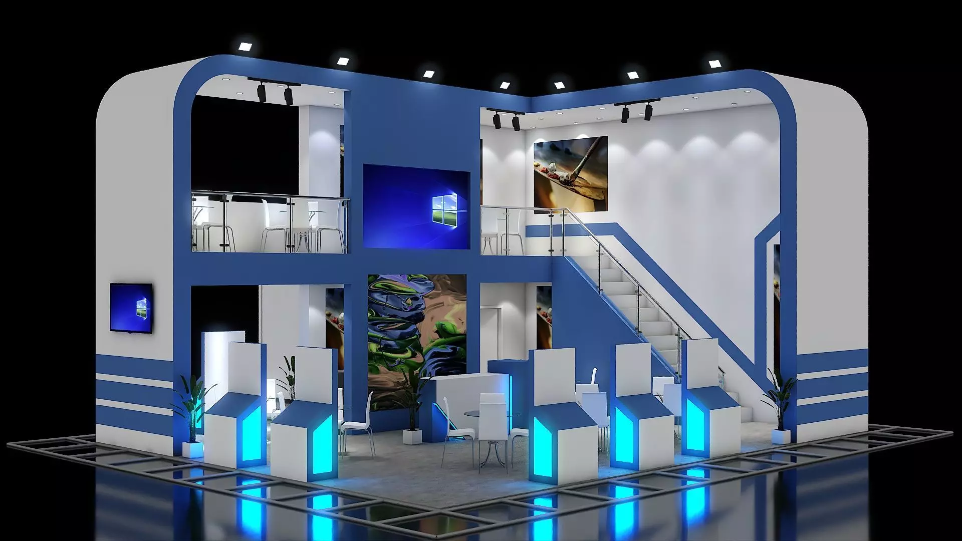 Exhibition Stand 13 3D model_0