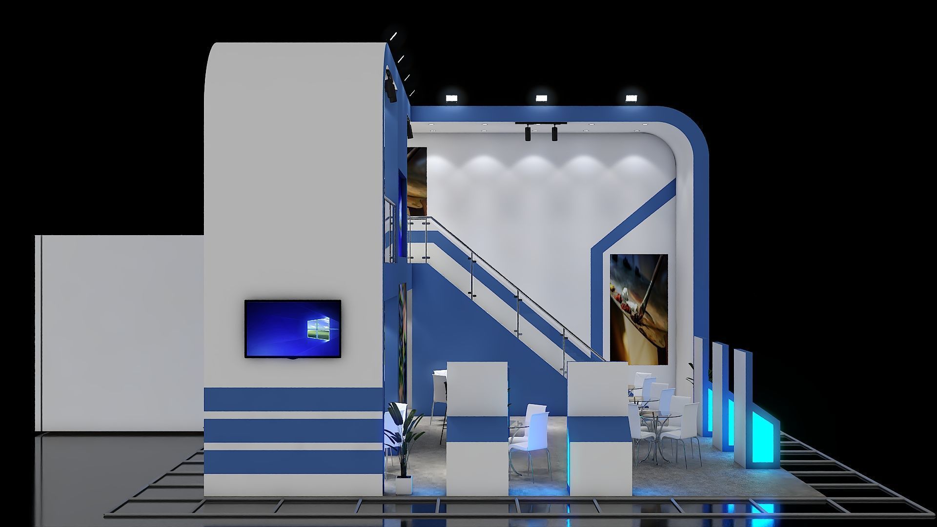 Exhibition Stand 13 3D model_2