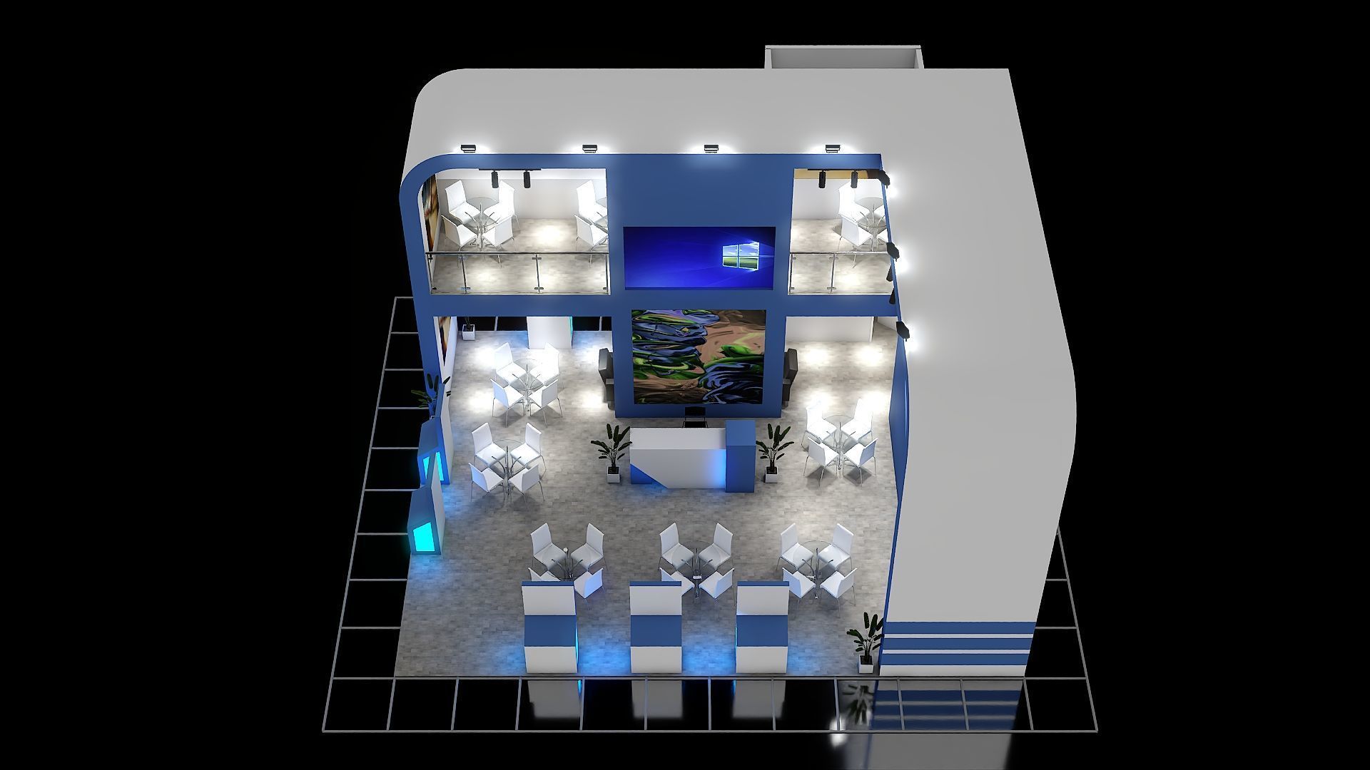 Exhibition Stand 13 3D model_8