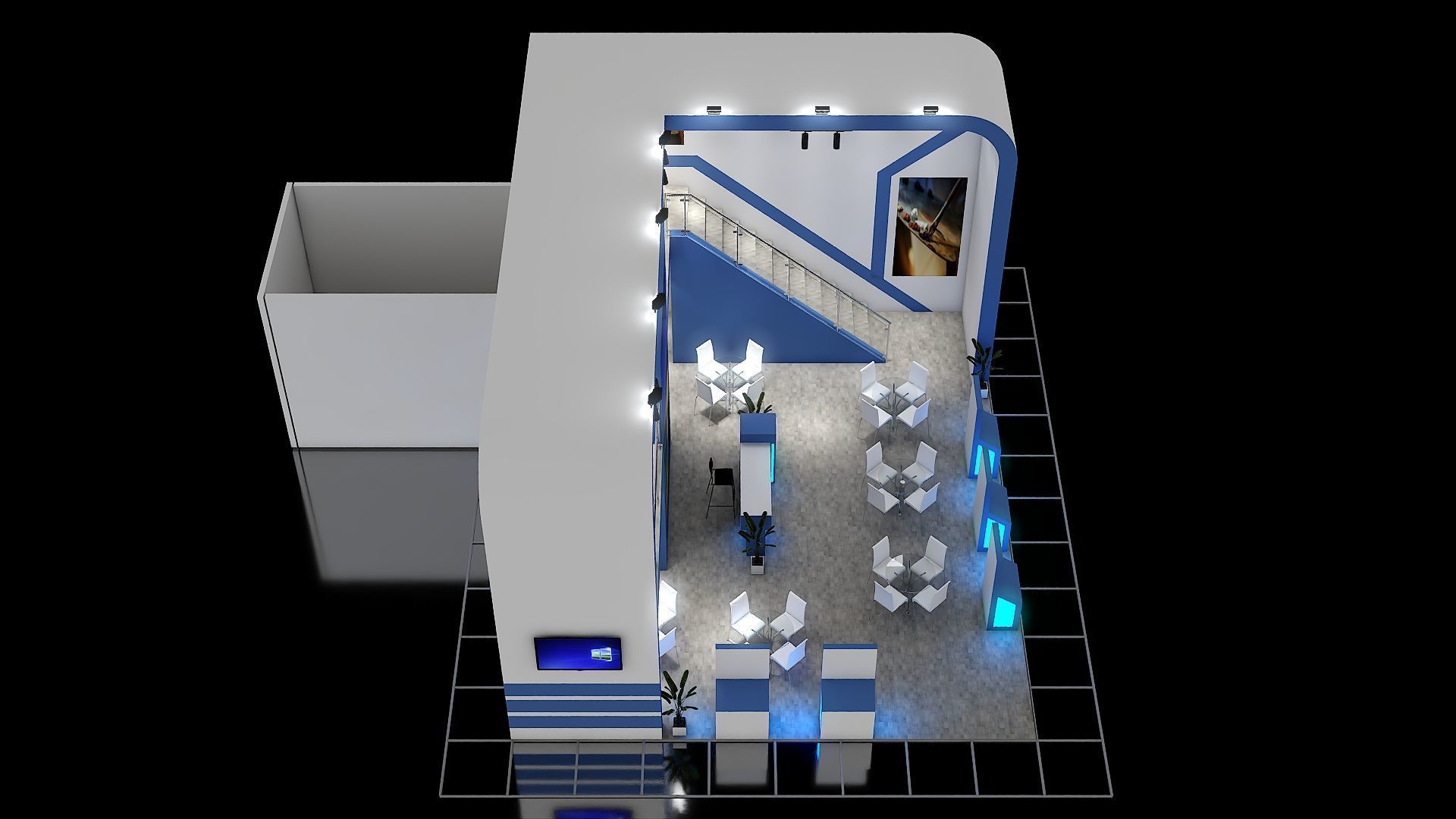 Exhibition Stand 13 3D model_6