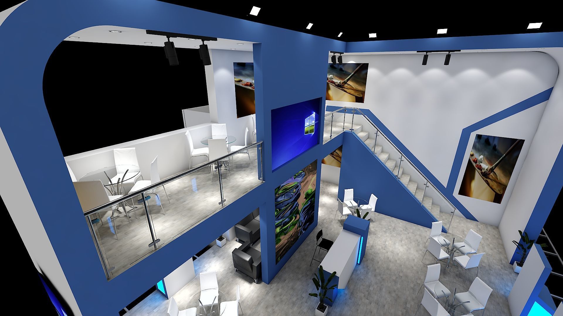 Exhibition Stand 13 3D model_12