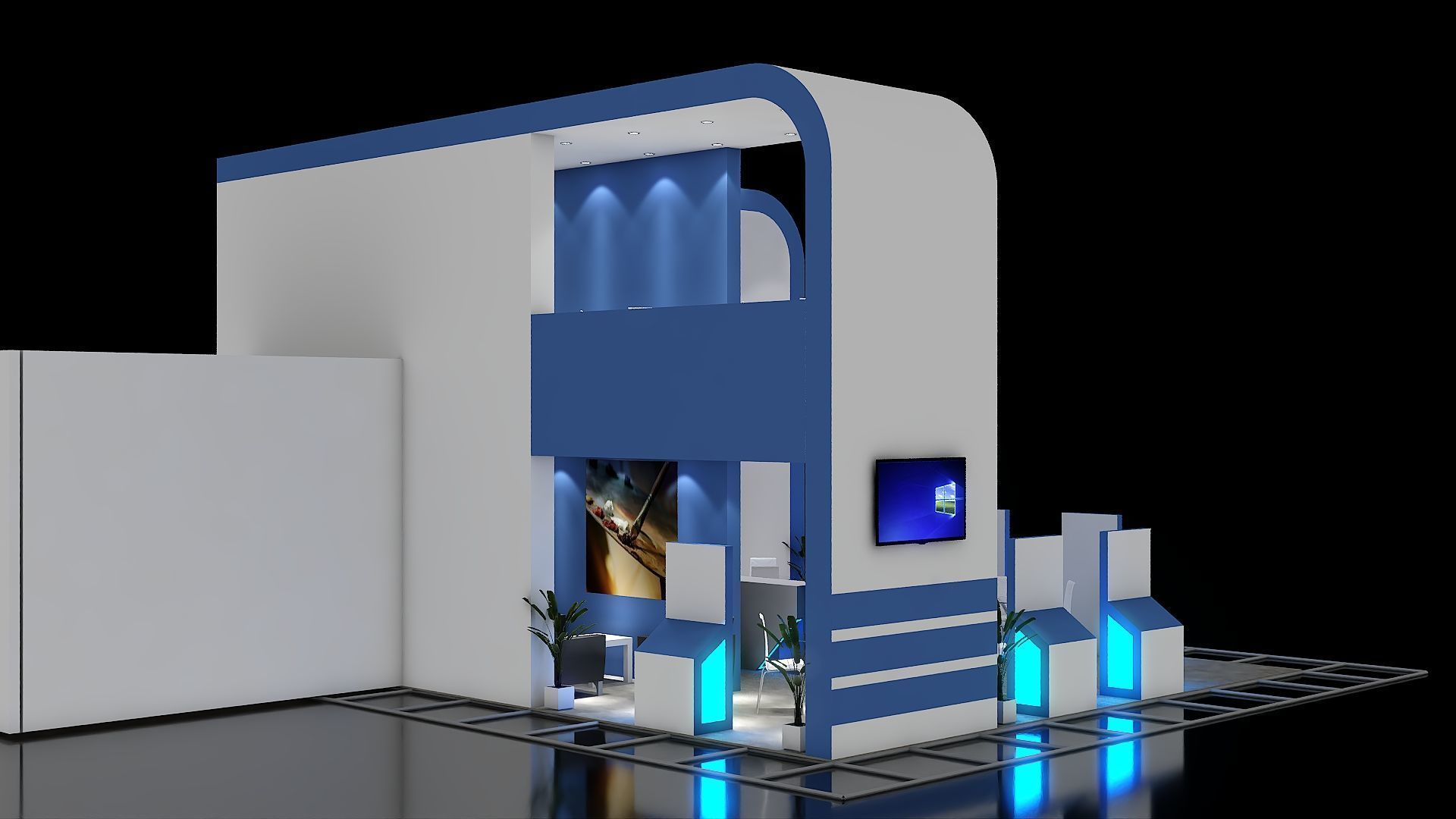 Exhibition Stand 13 3D model_3