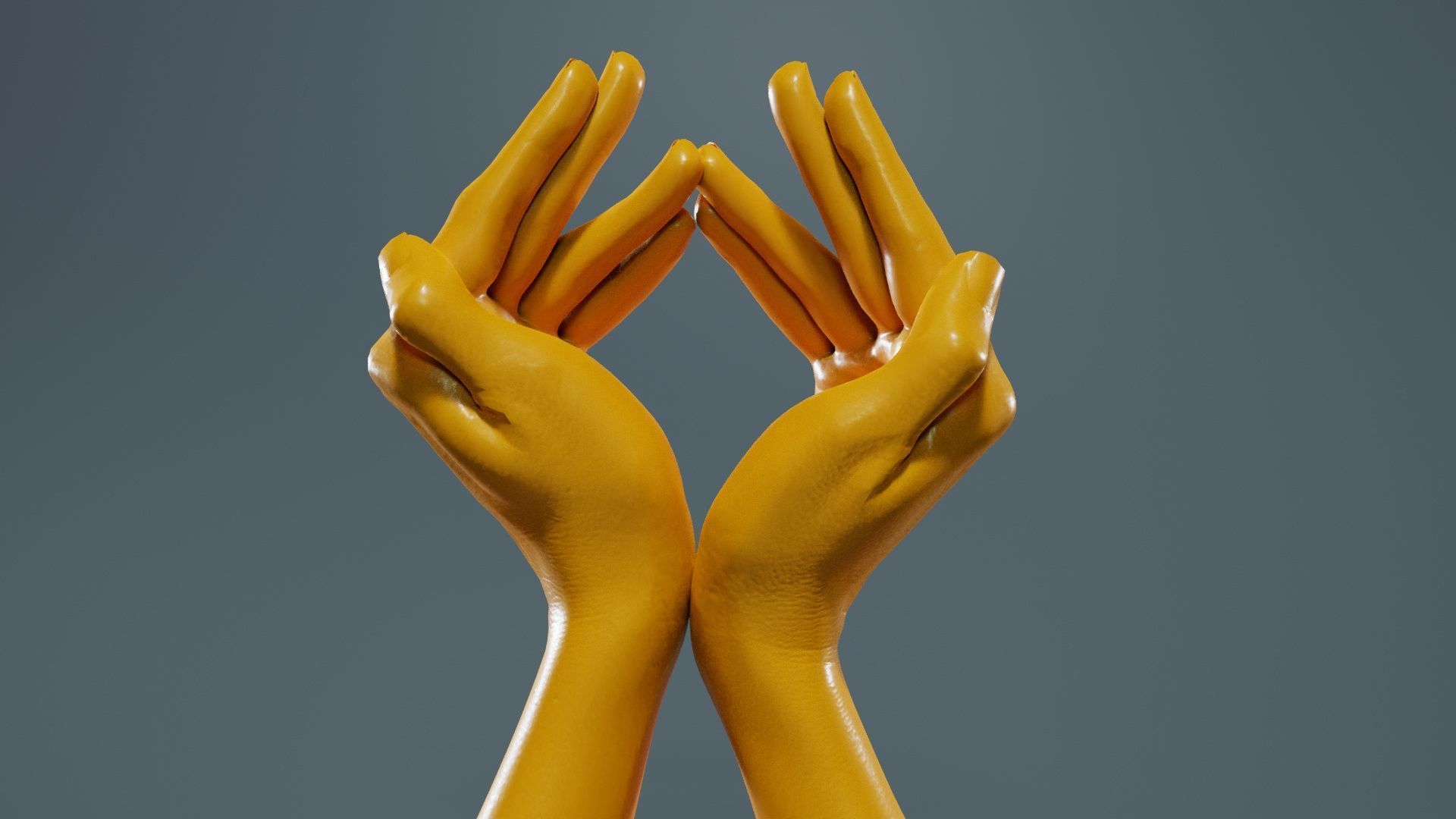Duo Hands 026 Low-poly 3D model_13