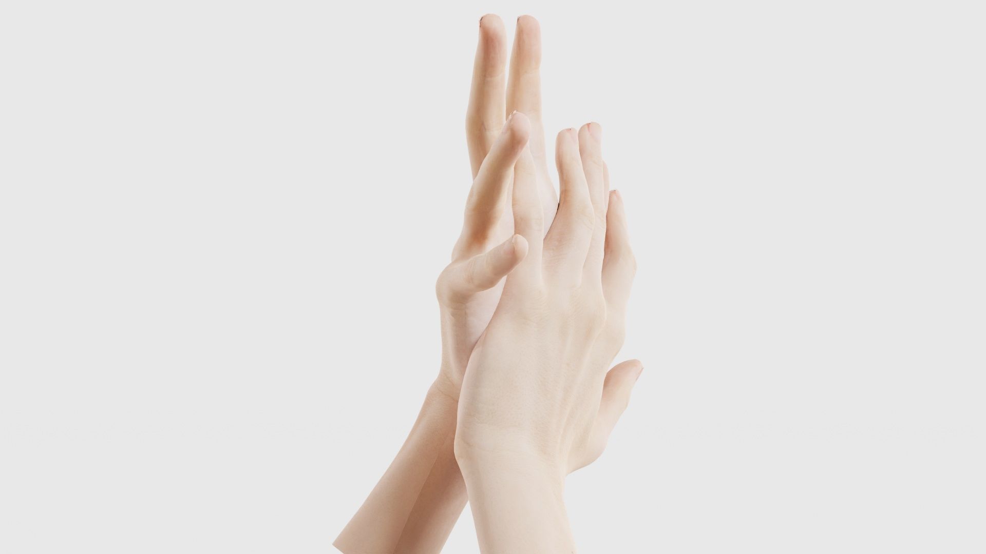 Duo Hands 027 Low-poly 3D model_17