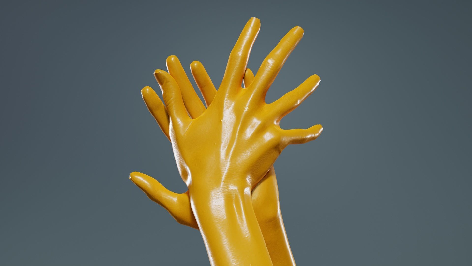 Duo Hands 027 Low-poly 3D model_13