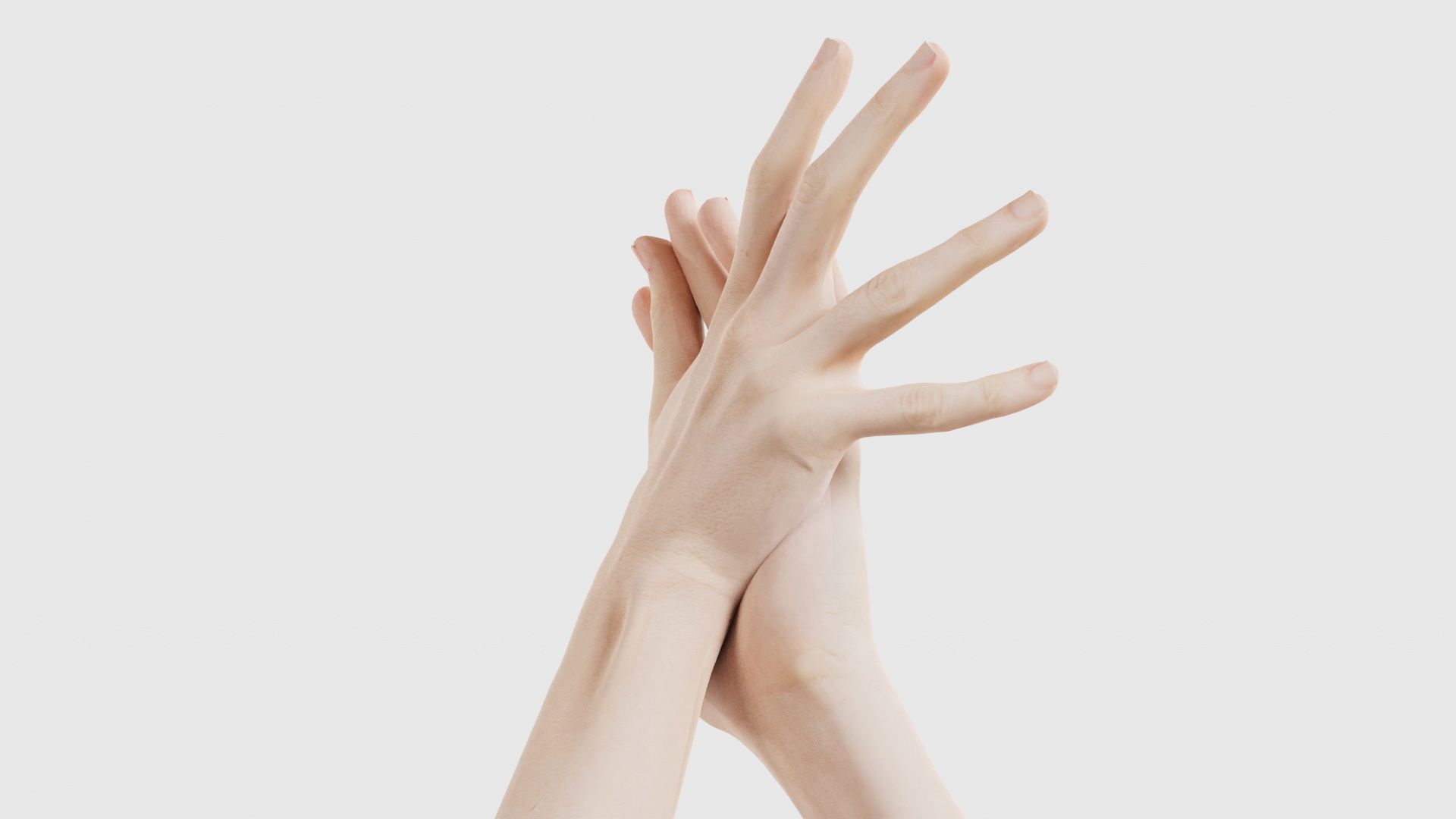 Duo Hands 027 Low-poly 3D model_19