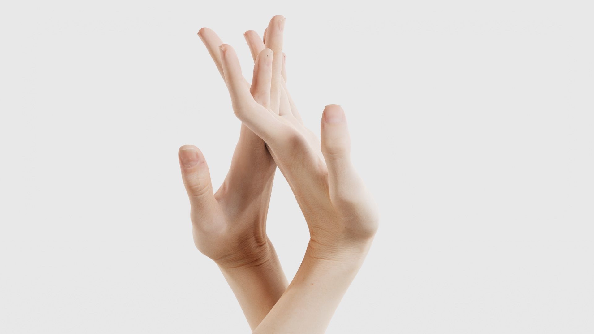 Duo Hands 028 Low-poly 3D model_25
