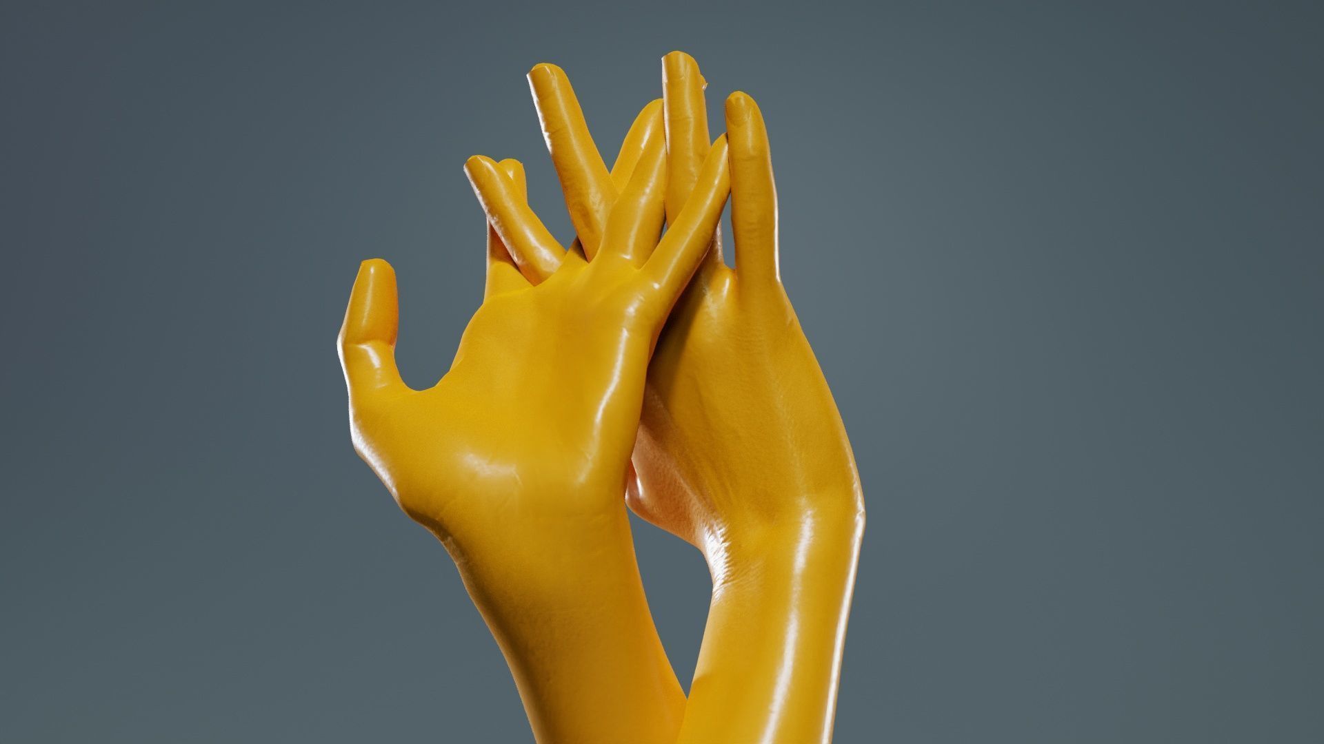 Duo Hands 028 Low-poly 3D model_13
