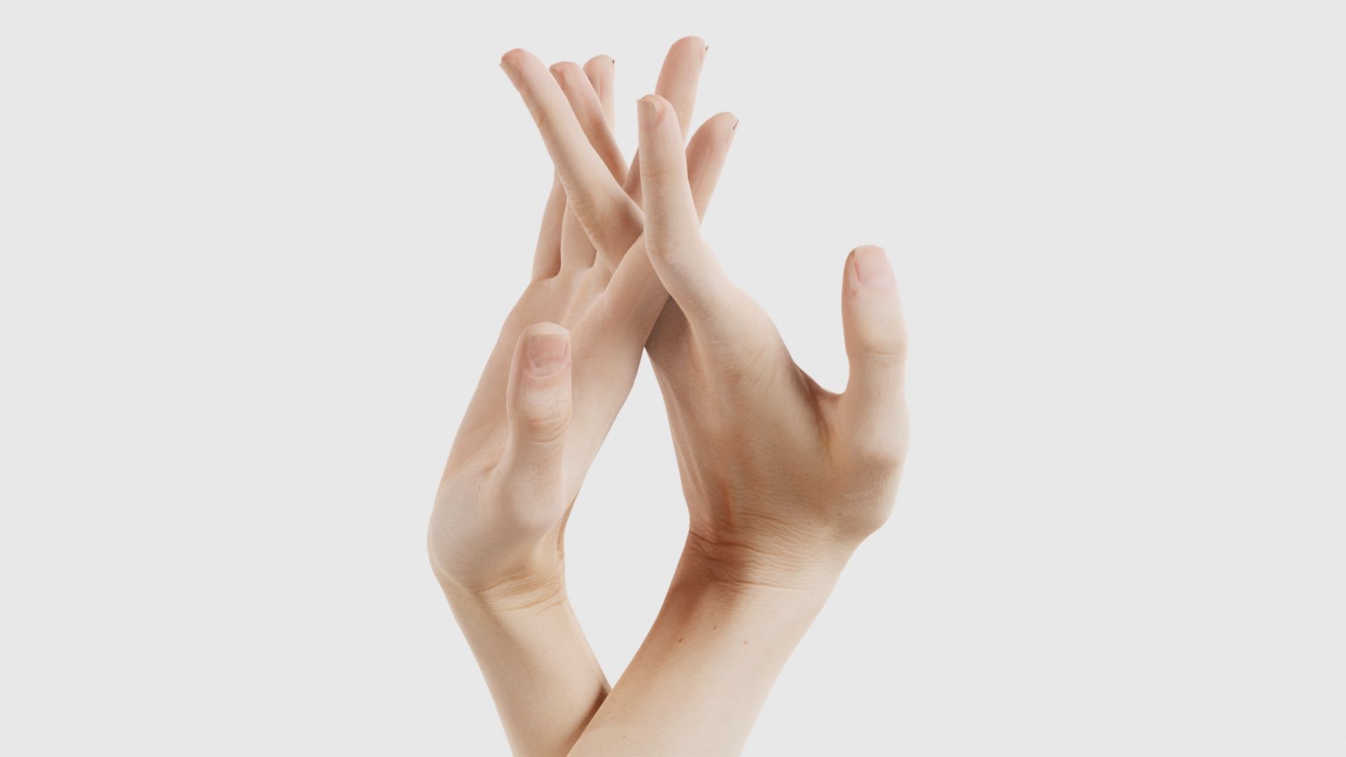 Duo Hands 028 Low-poly 3D model_26