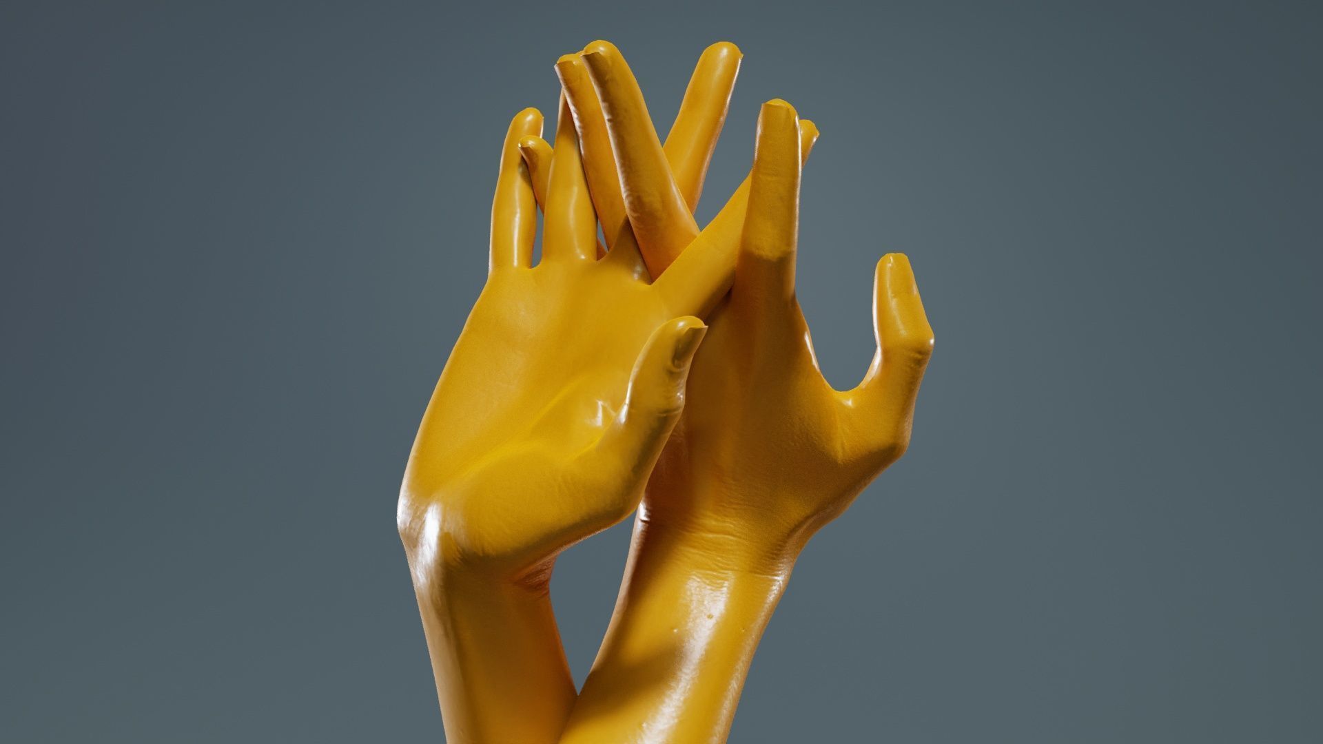 Duo Hands 028 Low-poly 3D model_12