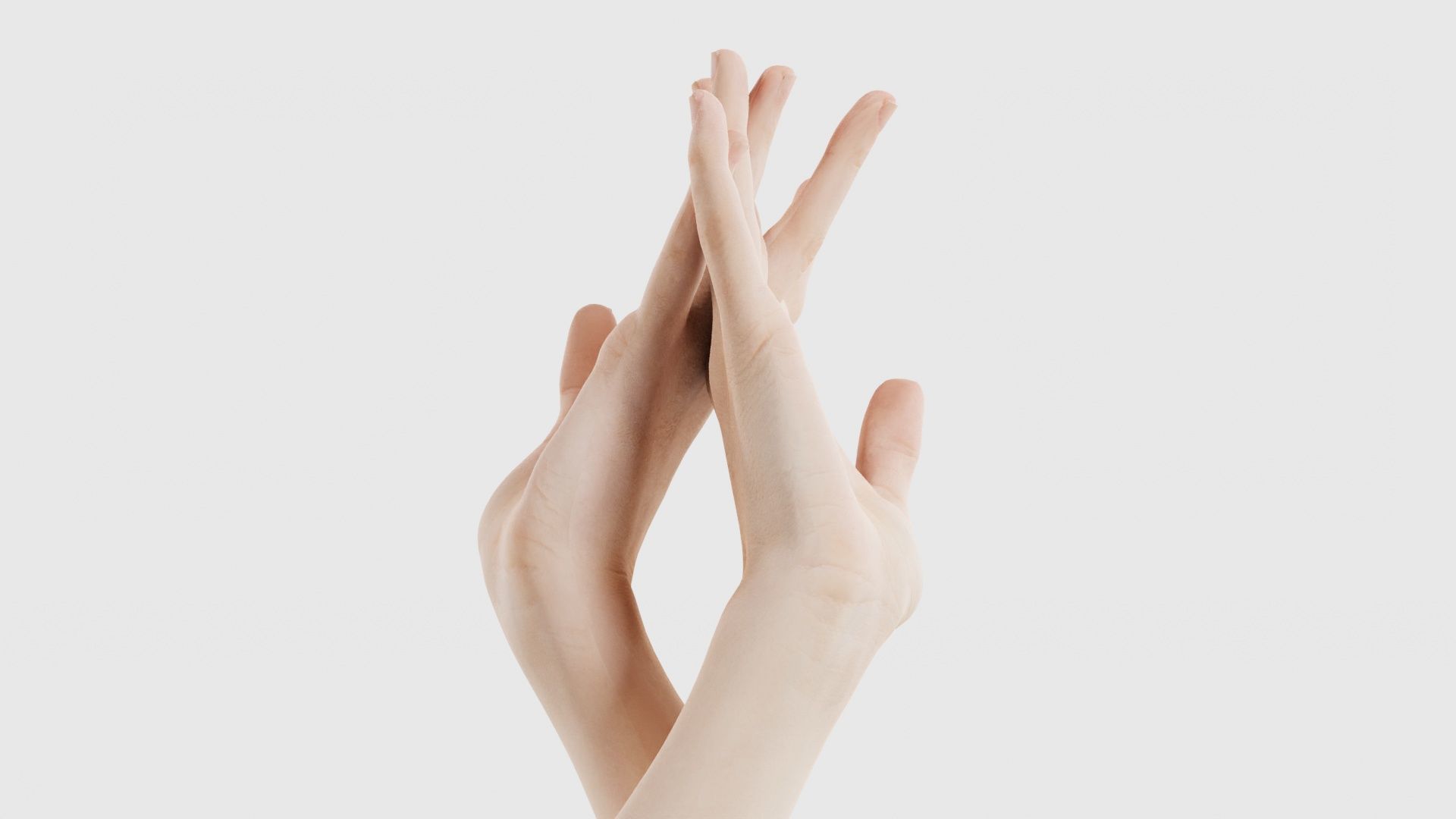 Duo Hands 028 Low-poly 3D model_19