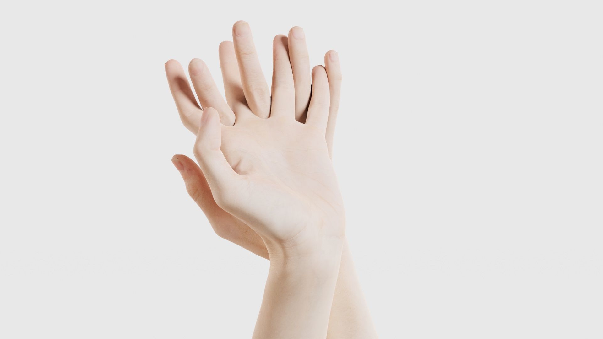 Duo Hands 028 Low-poly 3D model_23