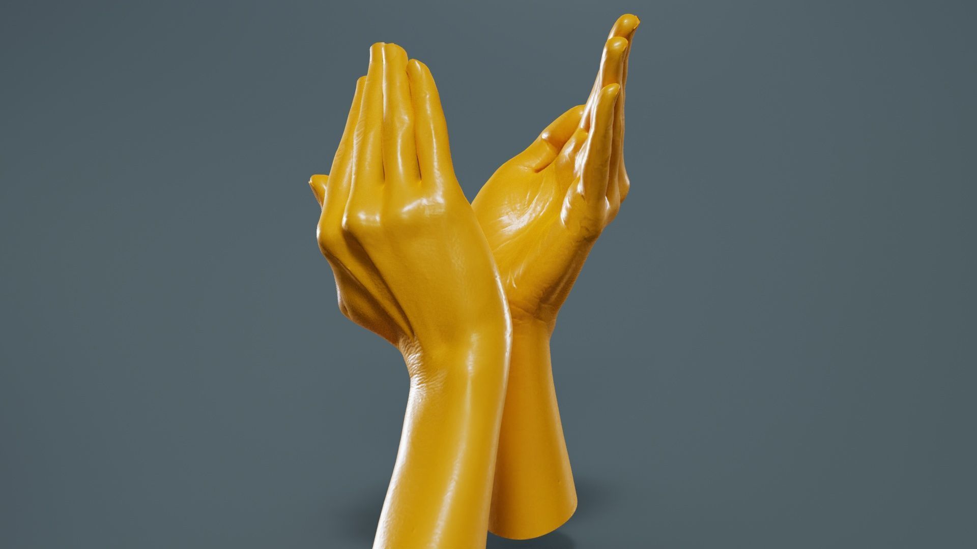 Duo Hands 029 Low-poly 3D model_12