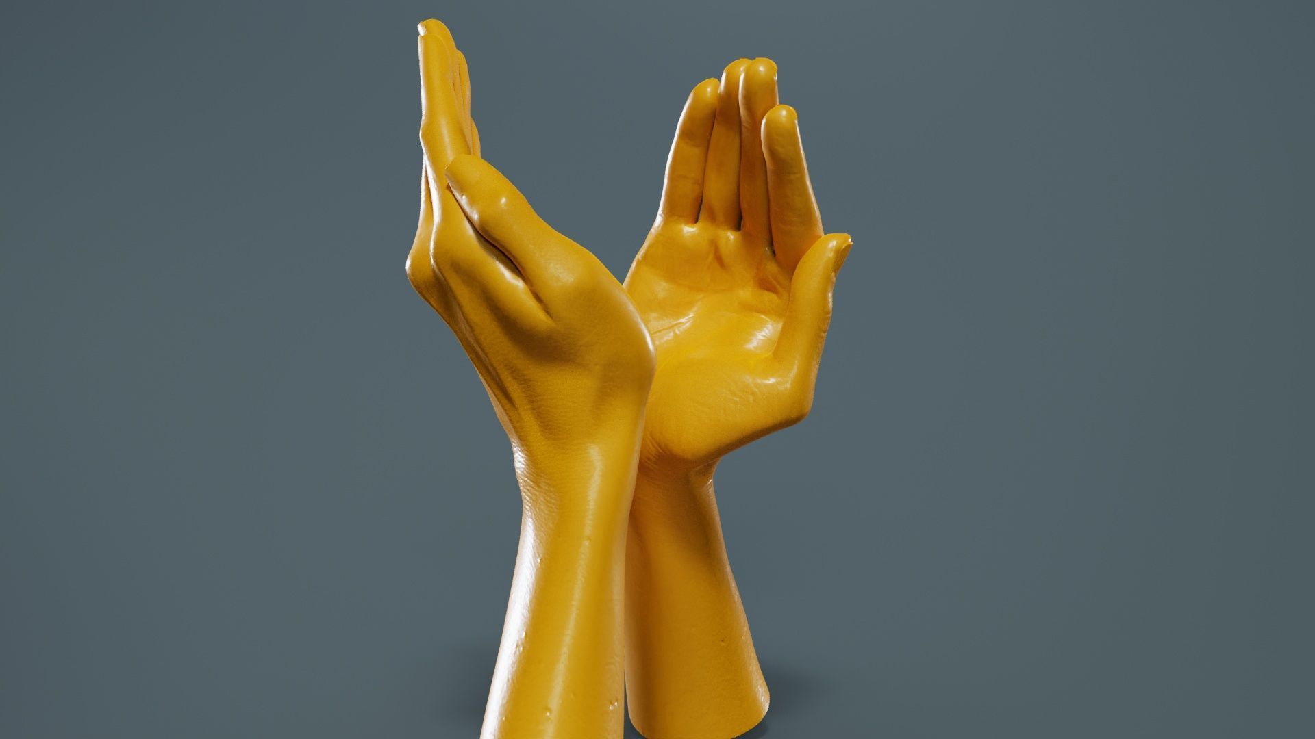 Duo Hands 029 Low-poly 3D model_13