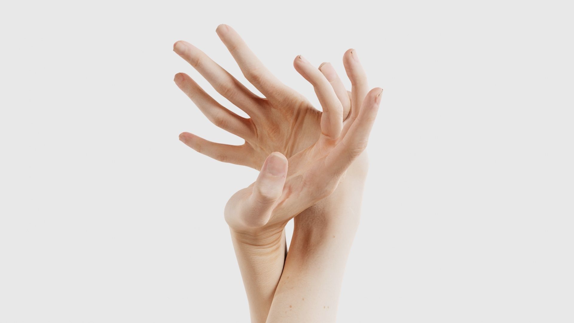 Duo Hands 030 Low-poly 3D model_25