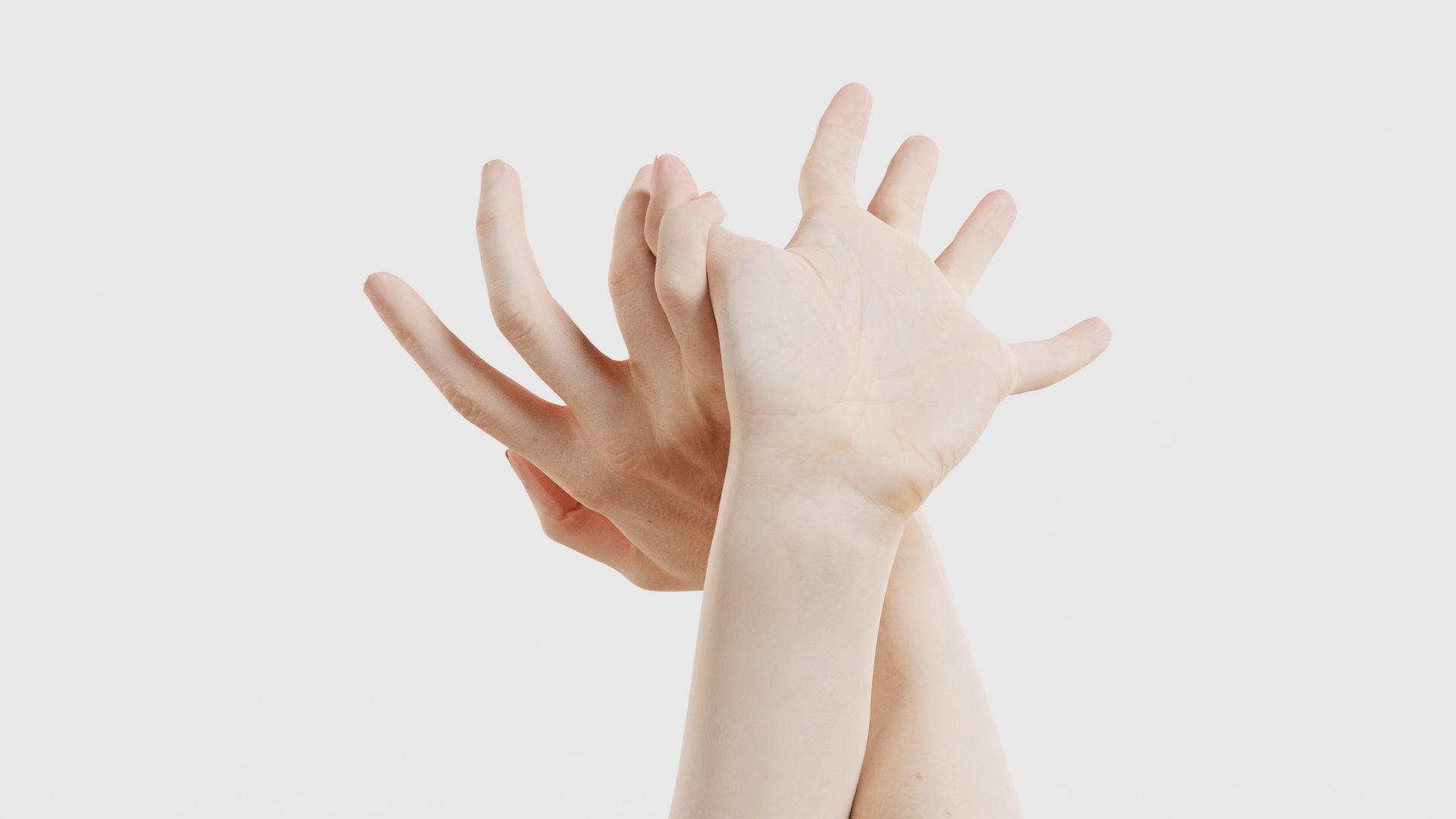 Duo Hands 030 Low-poly 3D model_21