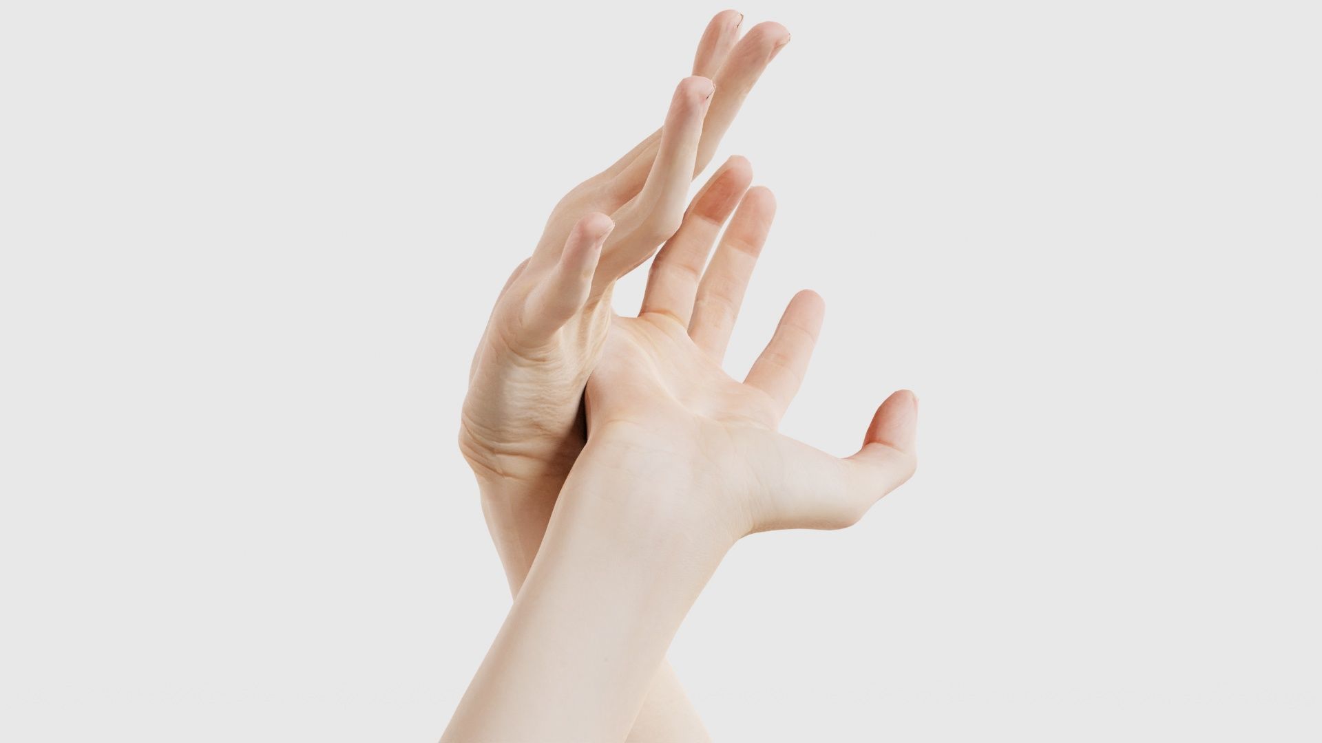 Duo Hands 030 Low-poly 3D model_17