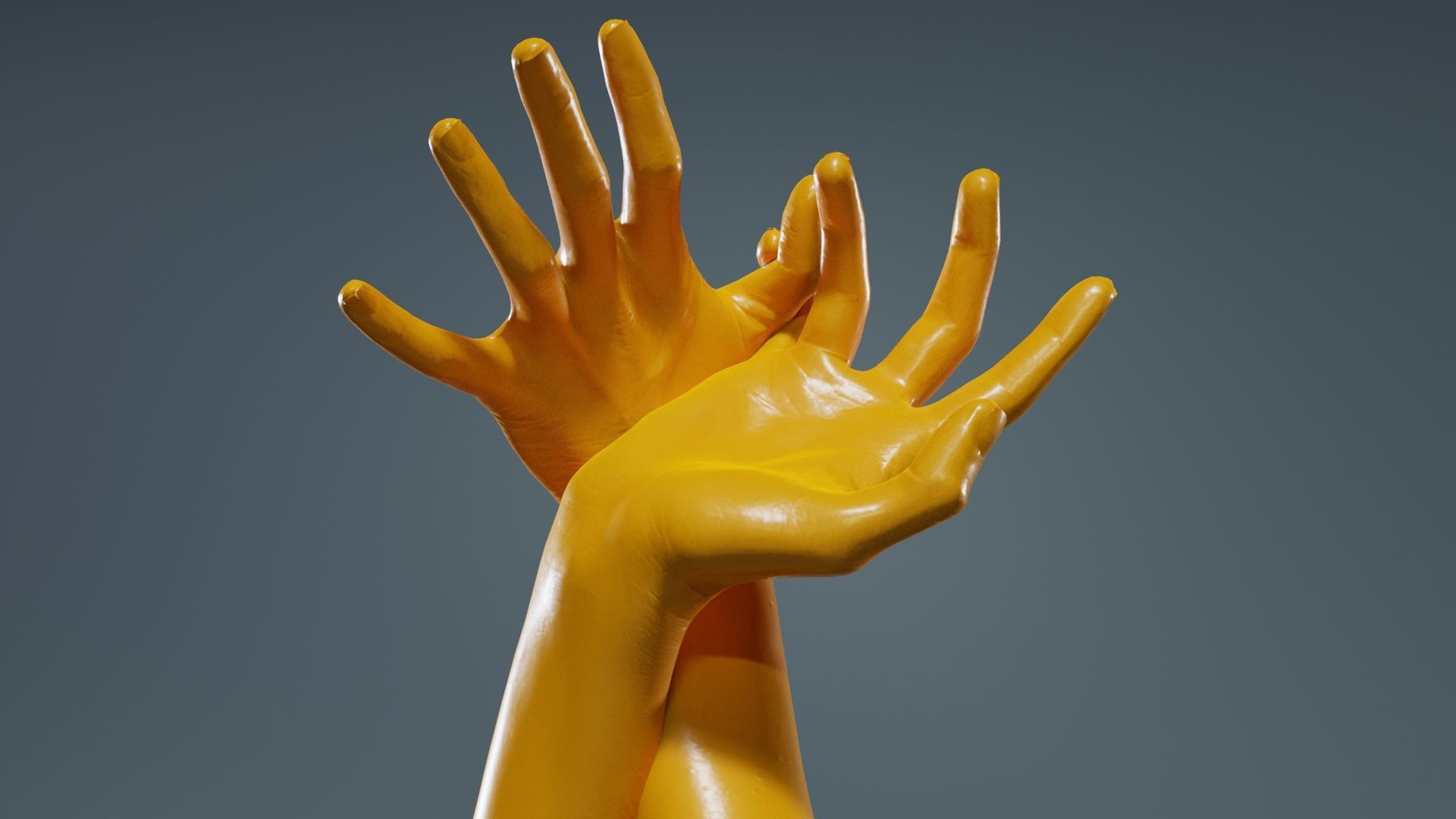 Duo Hands 030 Low-poly 3D model_12