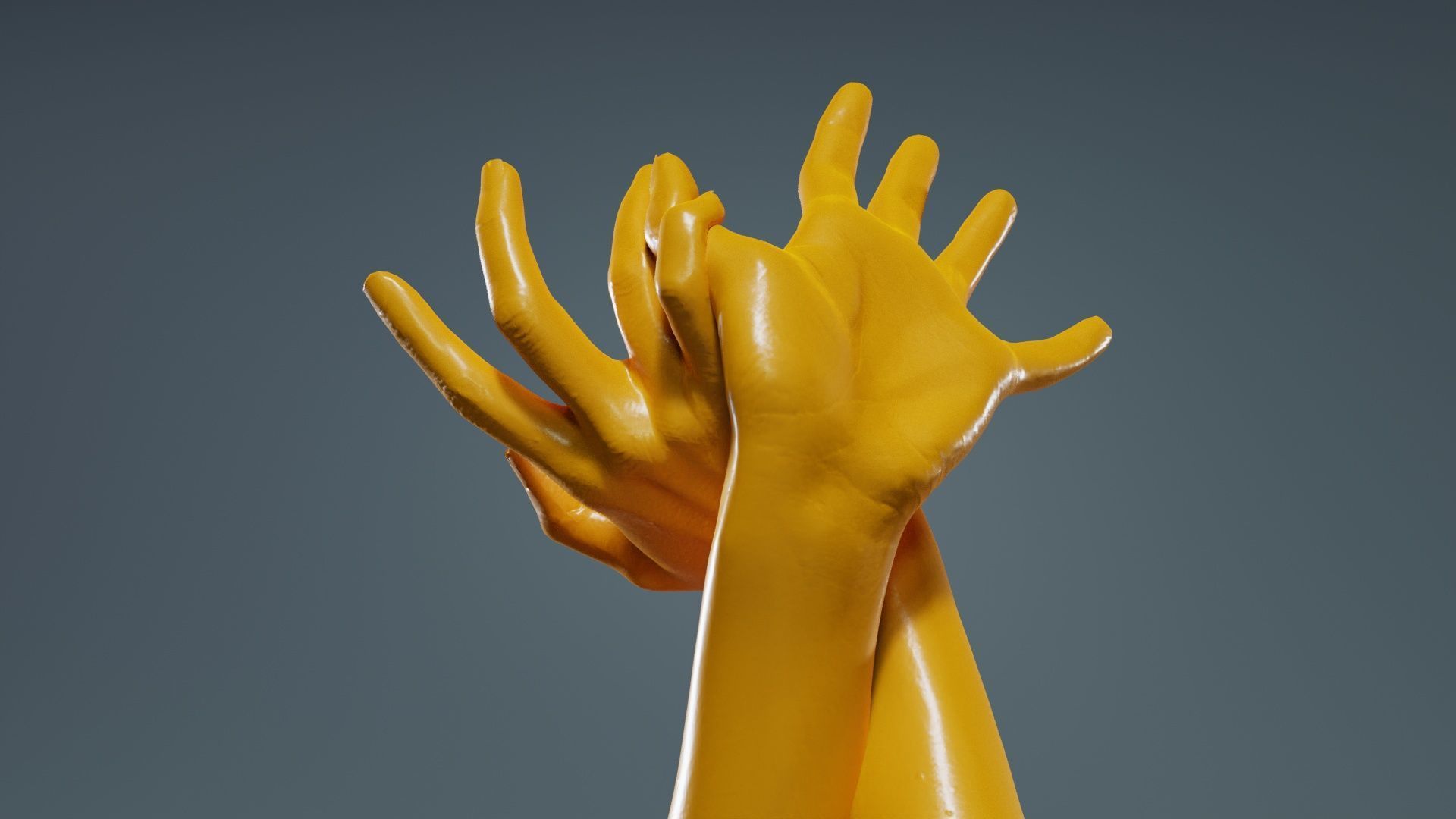 Duo Hands 030 Low-poly 3D model_13