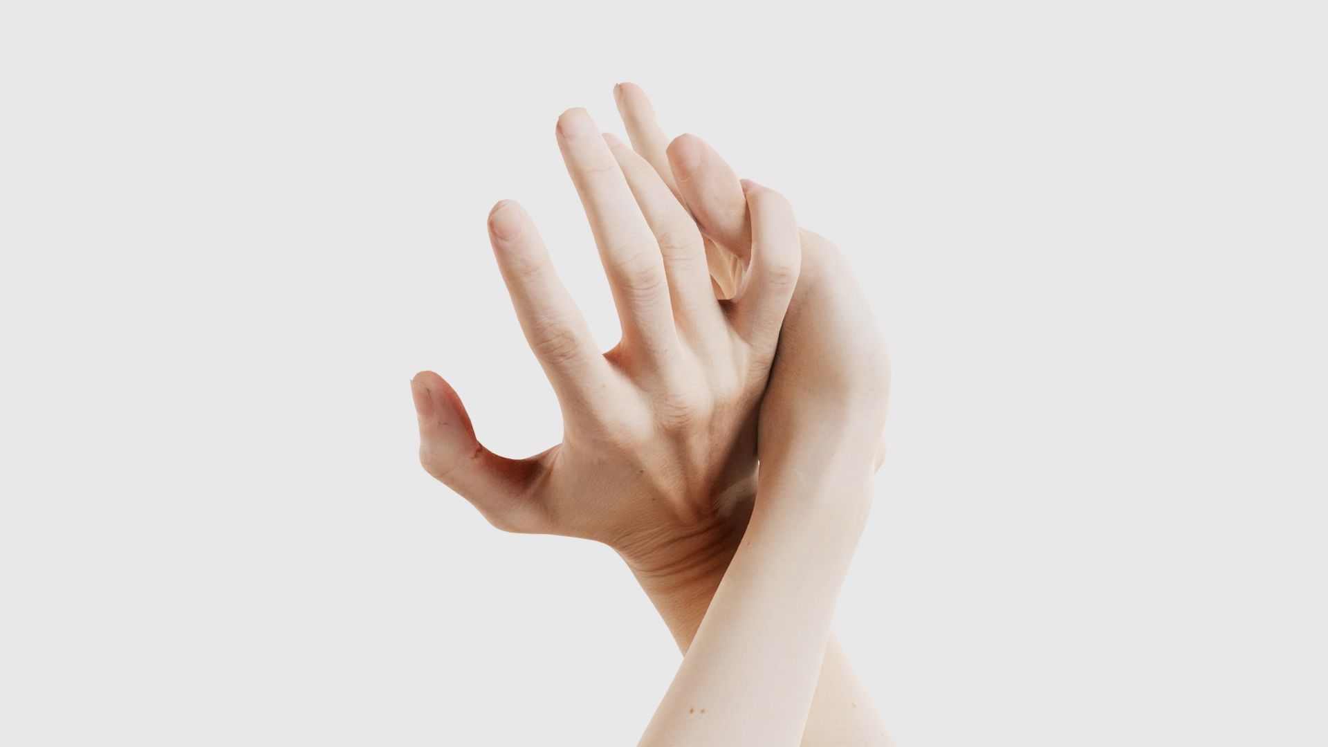 Duo Hands 030 Low-poly 3D model_23