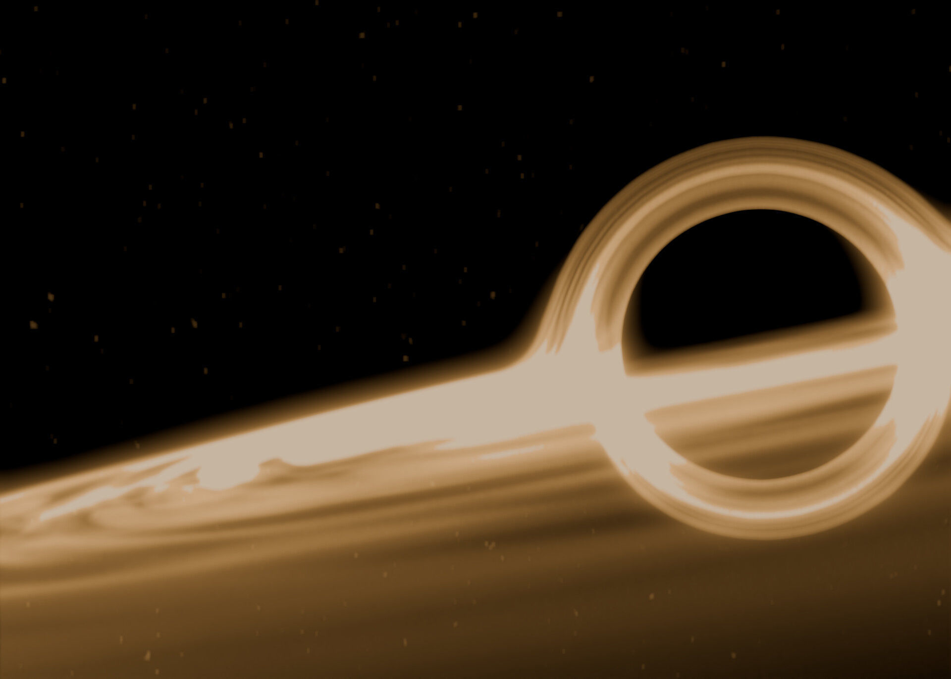 Black Hole Procedural Low-poly 3D model_5