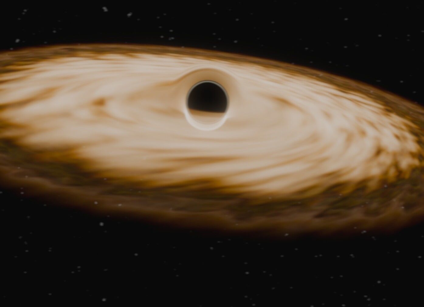 Black Hole Procedural Low-poly 3D model_2