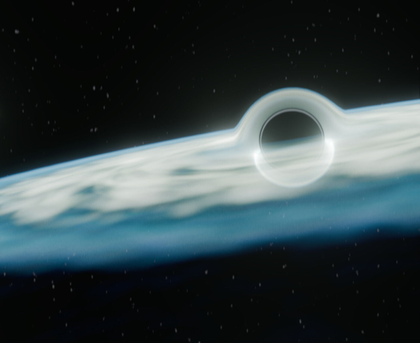 Black Hole Procedural Low-poly 3D model_4