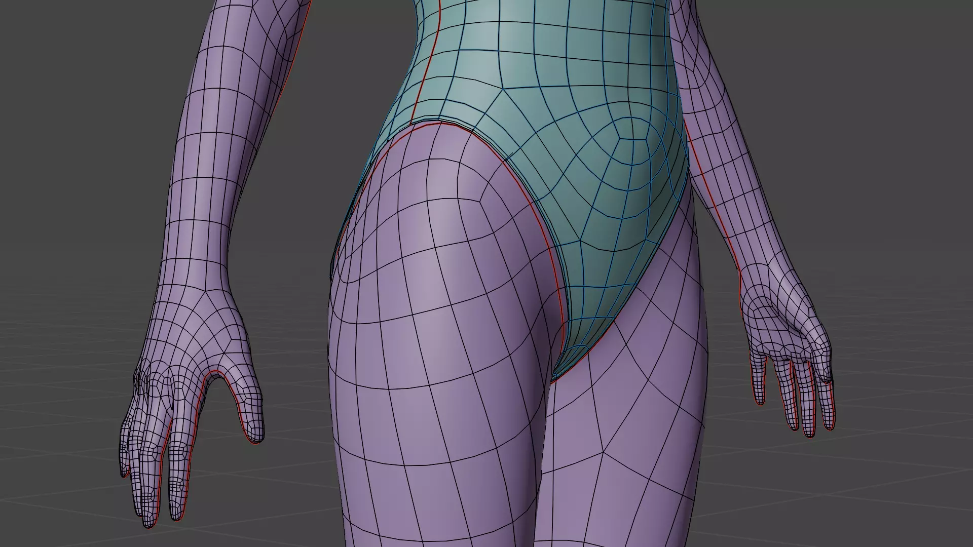 Medusa Low-poly 3D model_27