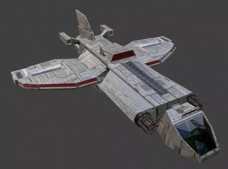 Fighter75 Free low-poly 3D model