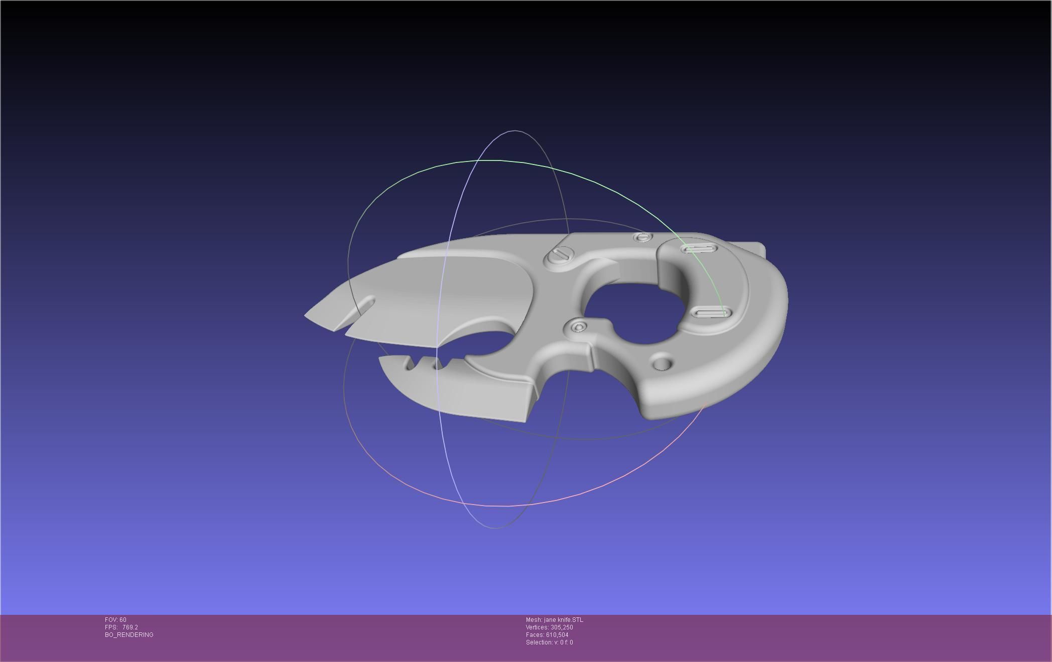 Zenless Zone Zero Jane Doe Knife 3D print model_62