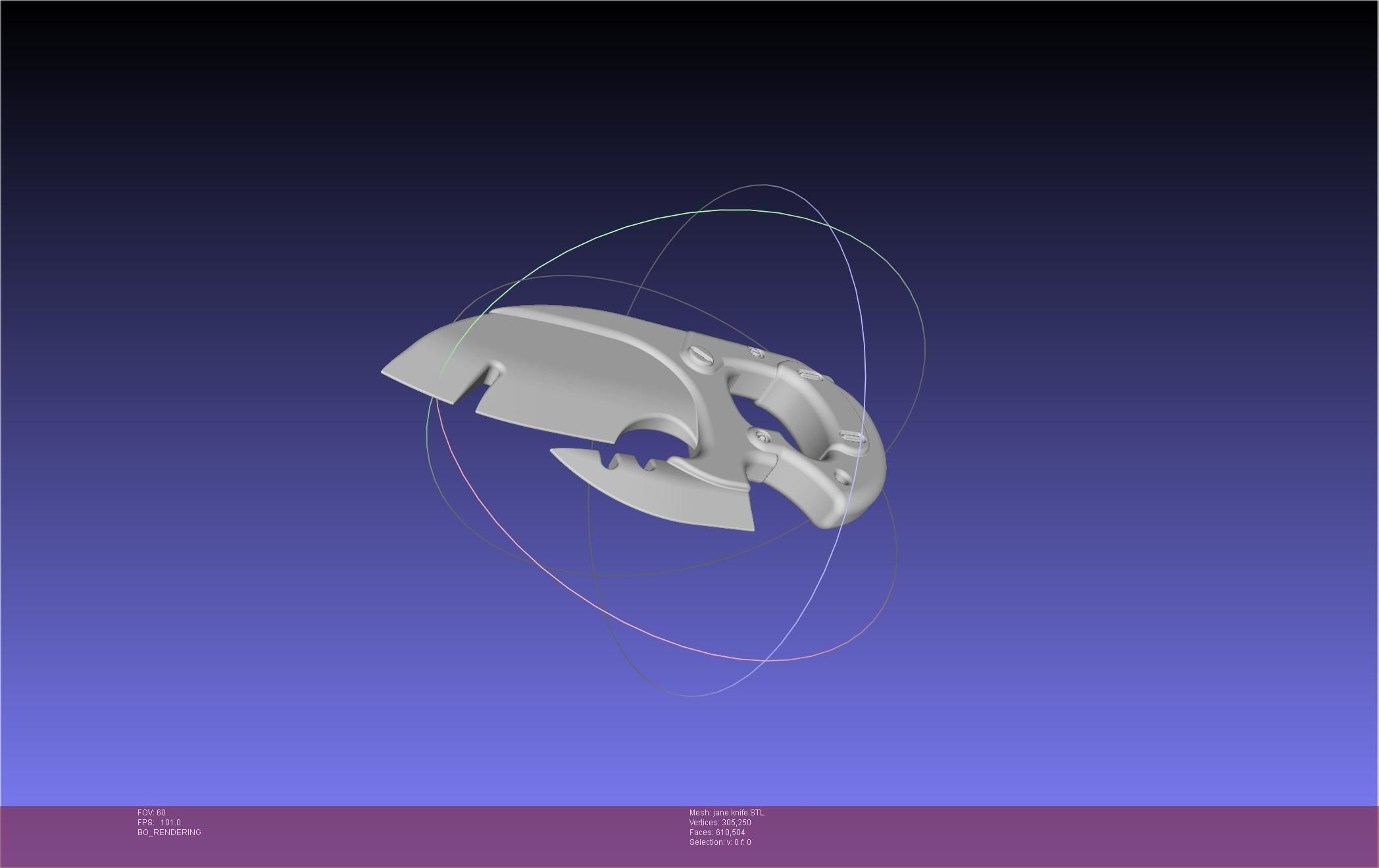 Zenless Zone Zero Jane Doe Knife 3D print model_17