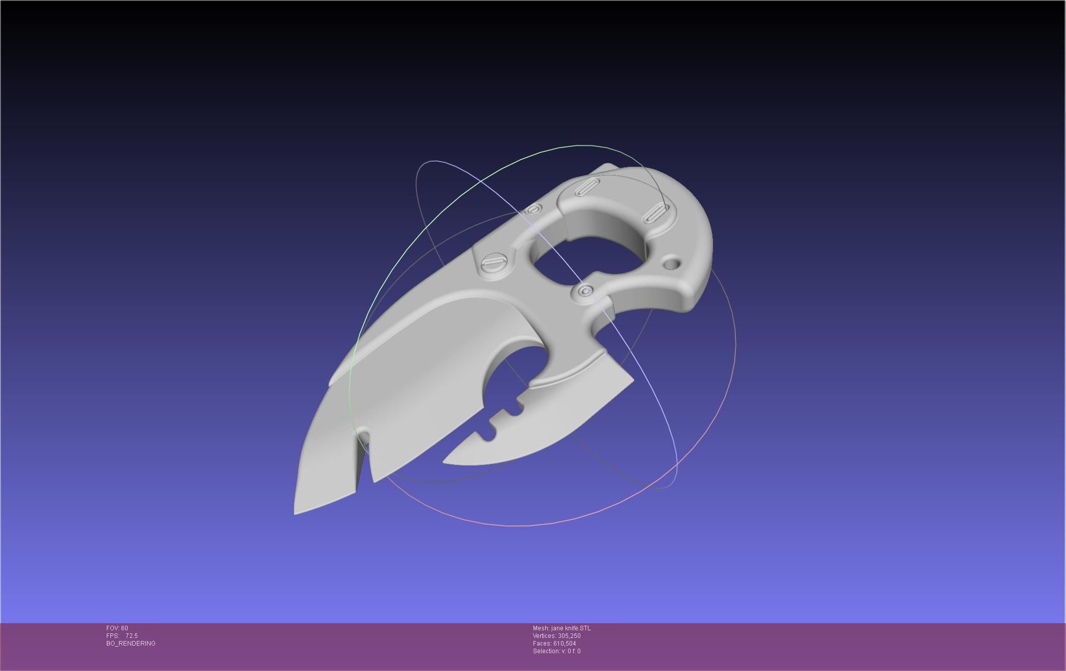 Zenless Zone Zero Jane Doe Knife 3D print model_2