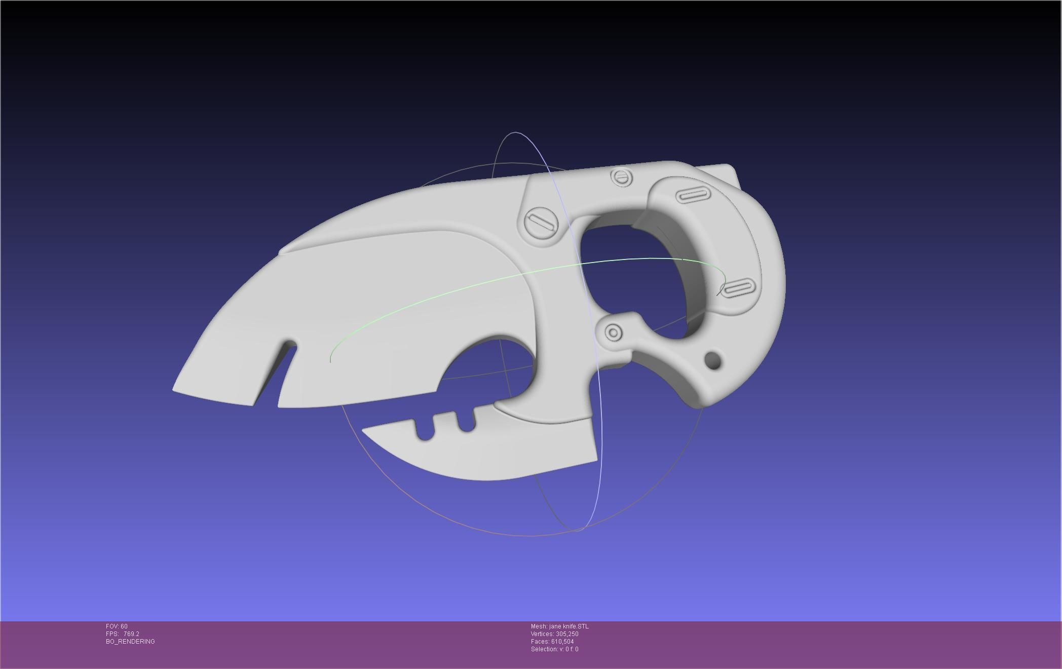 Zenless Zone Zero Jane Doe Knife 3D print model_55